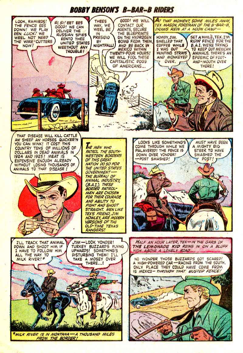Read online Bobby Benson's B-Bar-B Riders comic -  Issue #7 - 20