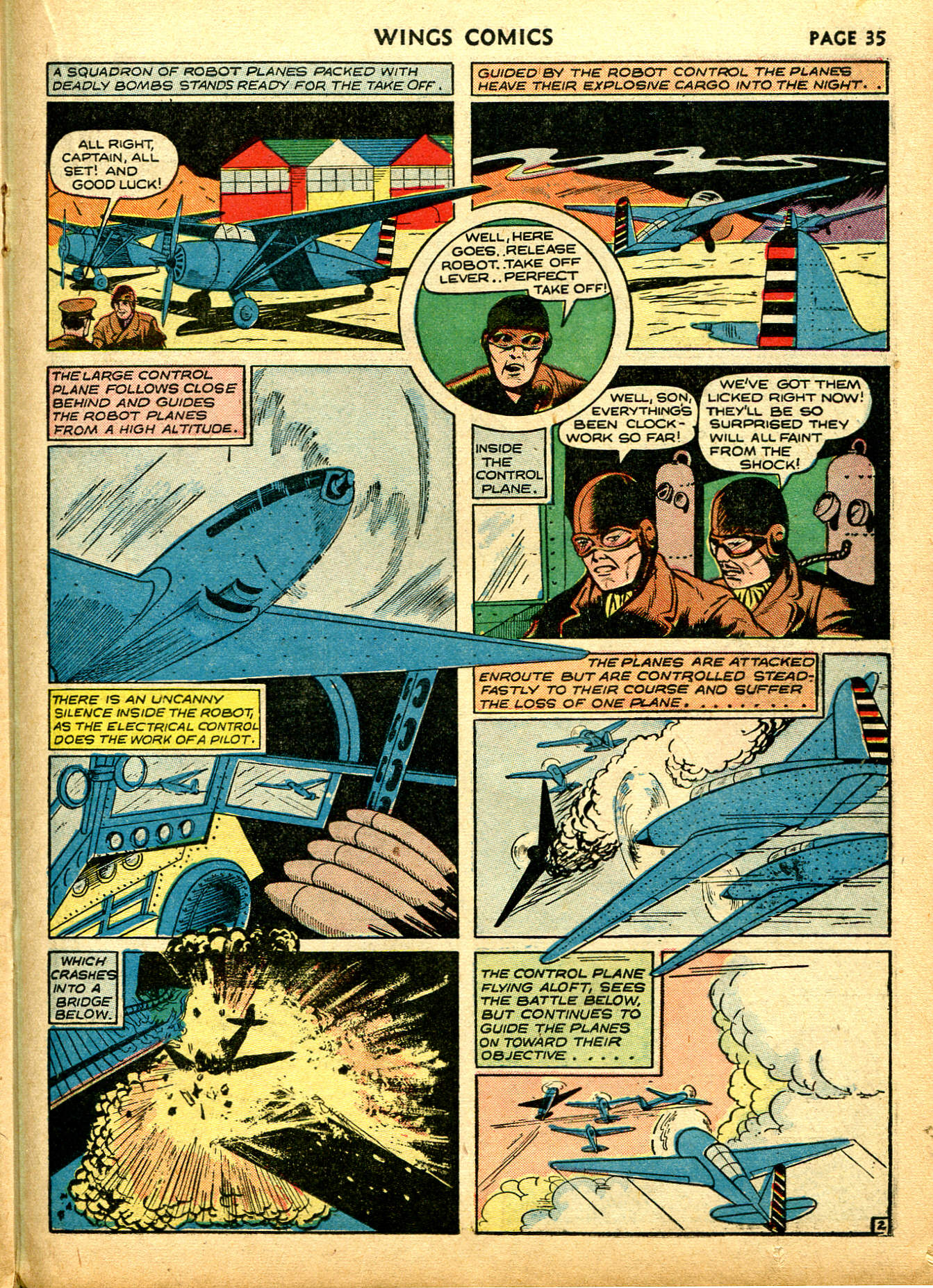 Read online Wings Comics comic -  Issue #6 - 37