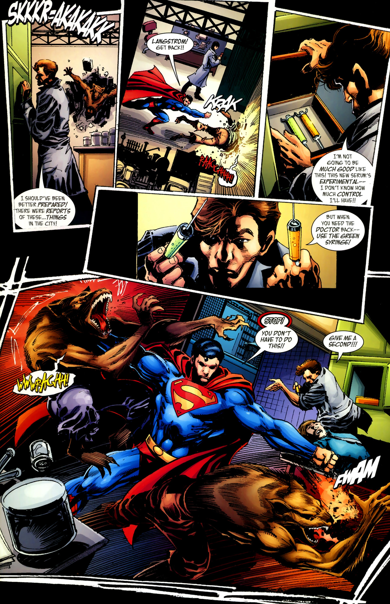 Read online Superman and Batman vs. Vampires and Werewolves comic -  Issue #5 - 9