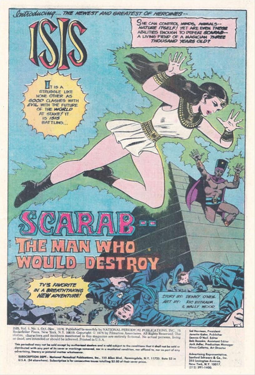 Read online Isis comic -  Issue #1 - 2