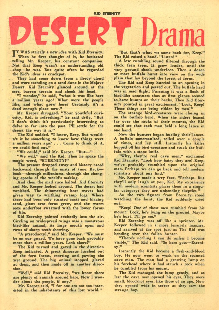 Read online Kid Eternity (1946) comic -  Issue #11 - 34