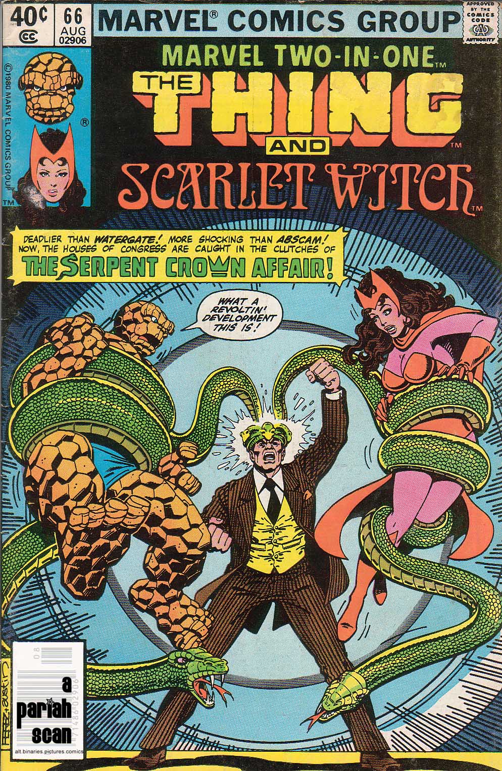 Marvel Two-In-One (1974) issue 66 - Page 1