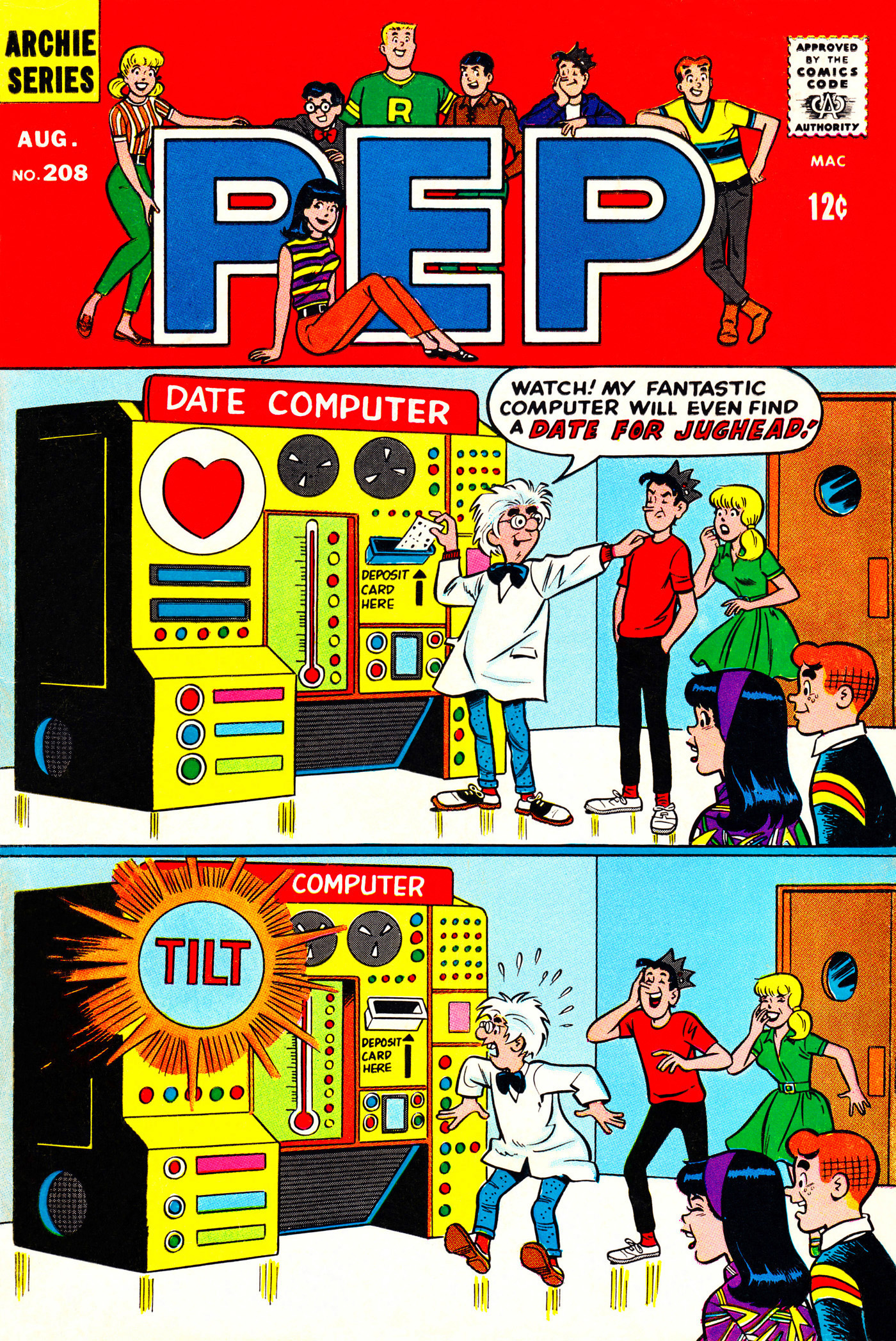 Read online Pep Comics comic -  Issue #208 - 1
