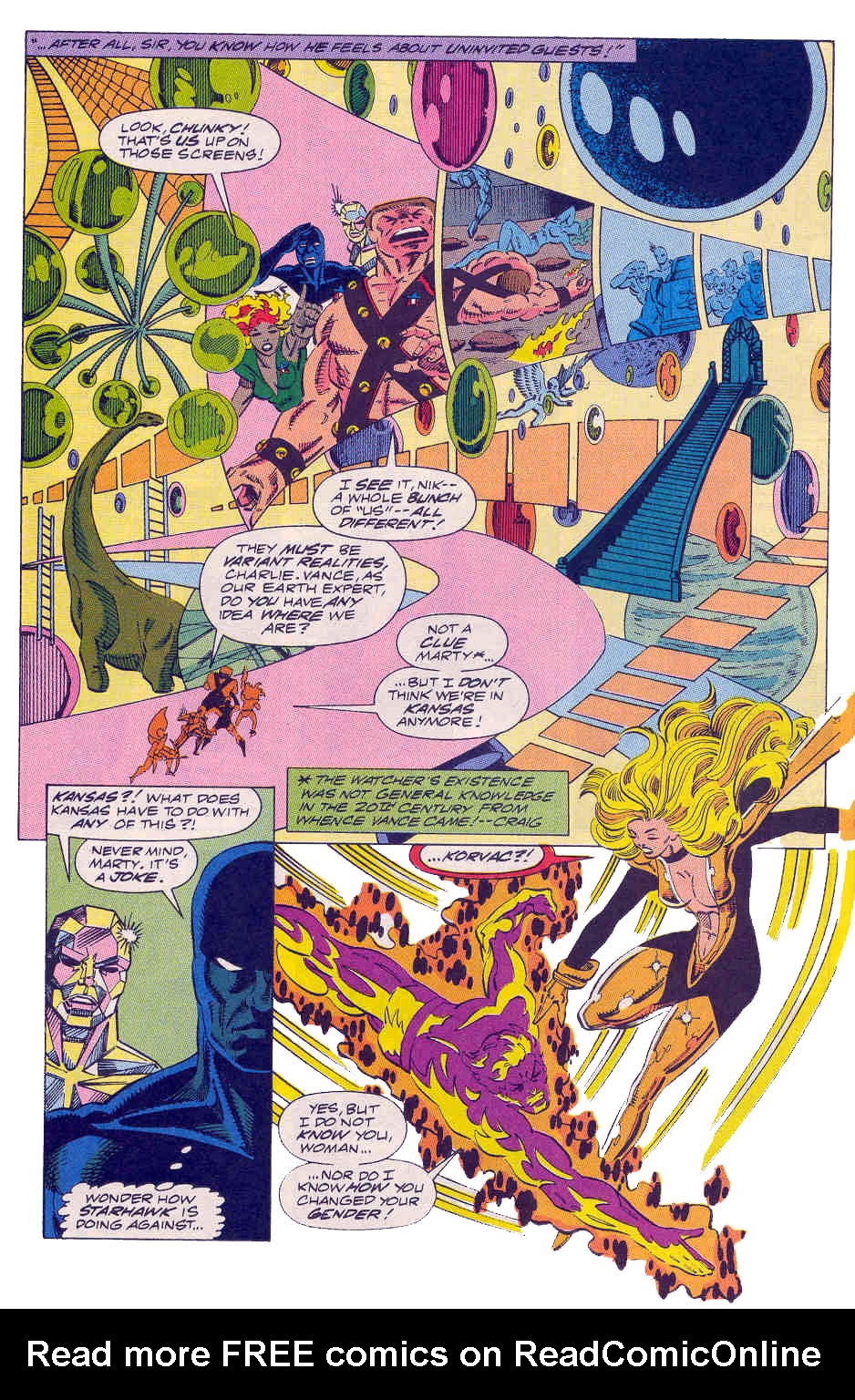 Read online Guardians of the Galaxy (1990) comic -  Issue # _Annual 1 - 16