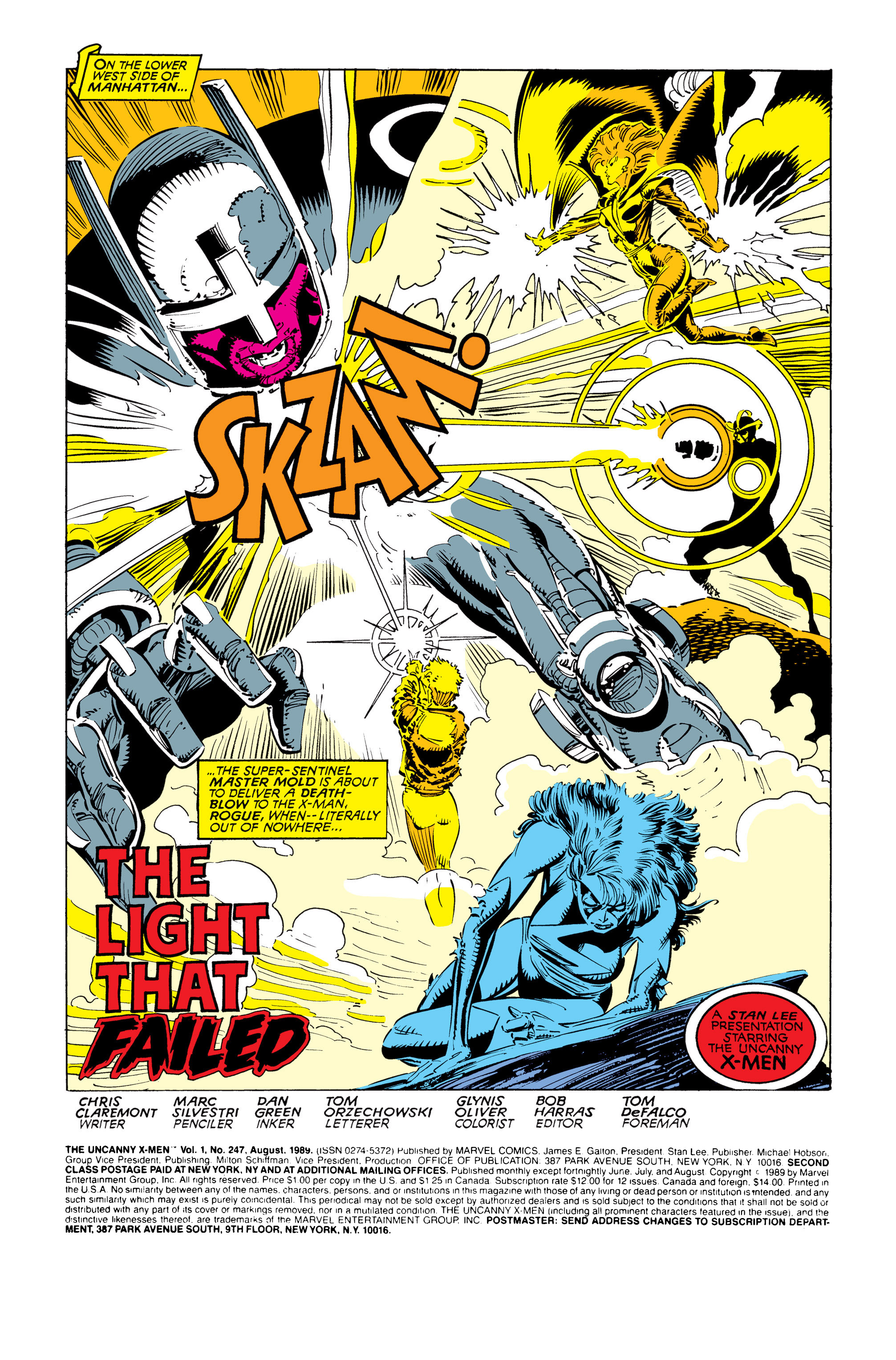 Read online Uncanny X-Men (1963) comic -  Issue #247 - 2