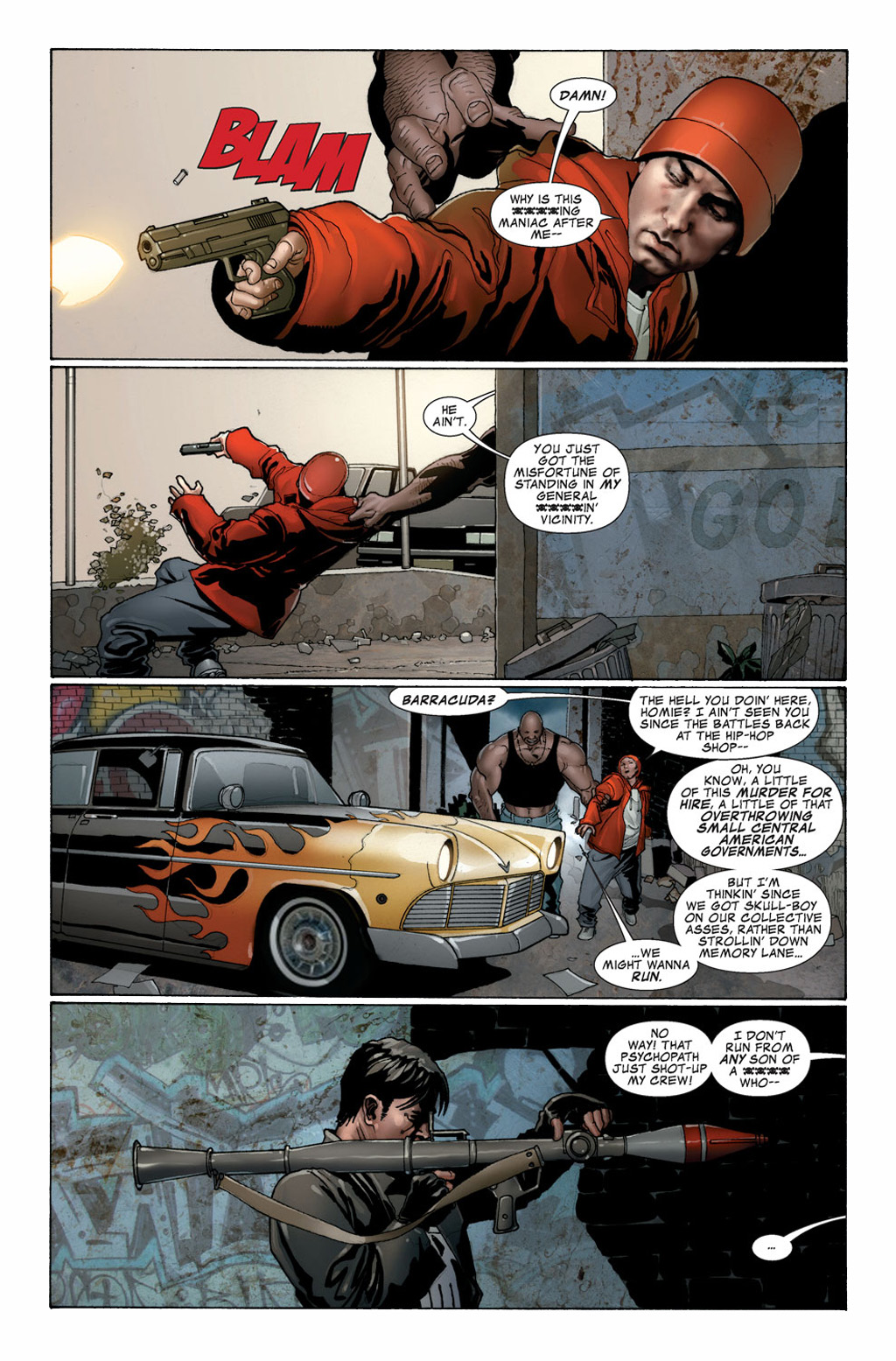 Read online Eminem/Punisher comic -  Issue # Full - 6