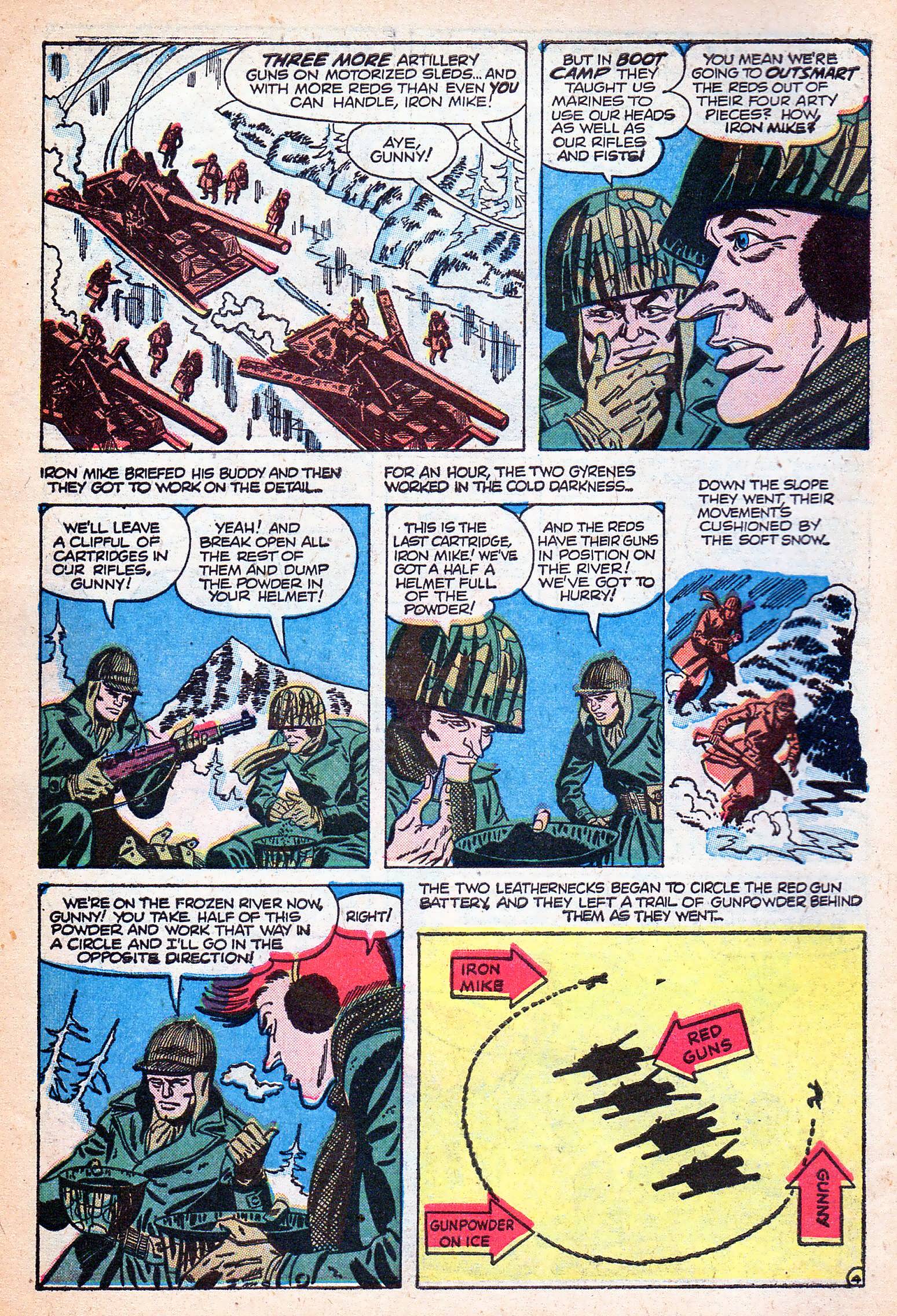 Read online Marines in Battle comic -  Issue #11 - 6