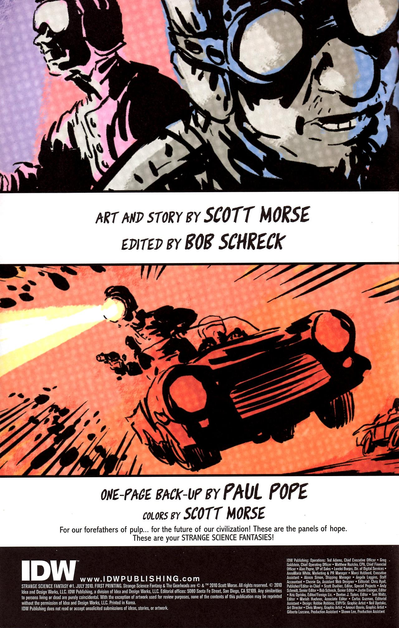 Read online Strange Science Fantasy comic -  Issue #1 - 2