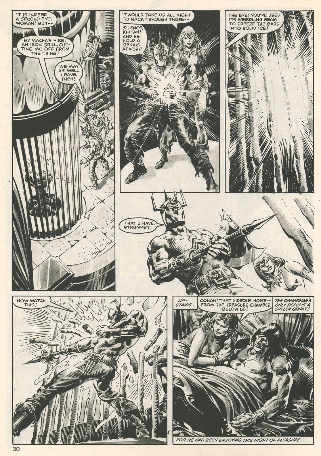 Read online The Savage Sword Of Conan comic -  Issue #107 - 30