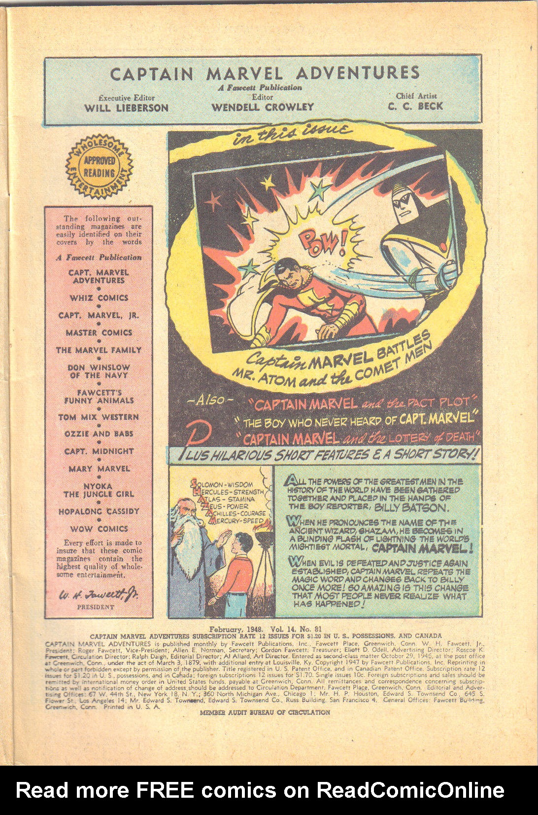 Read online Captain Marvel Adventures comic -  Issue #81 - 3