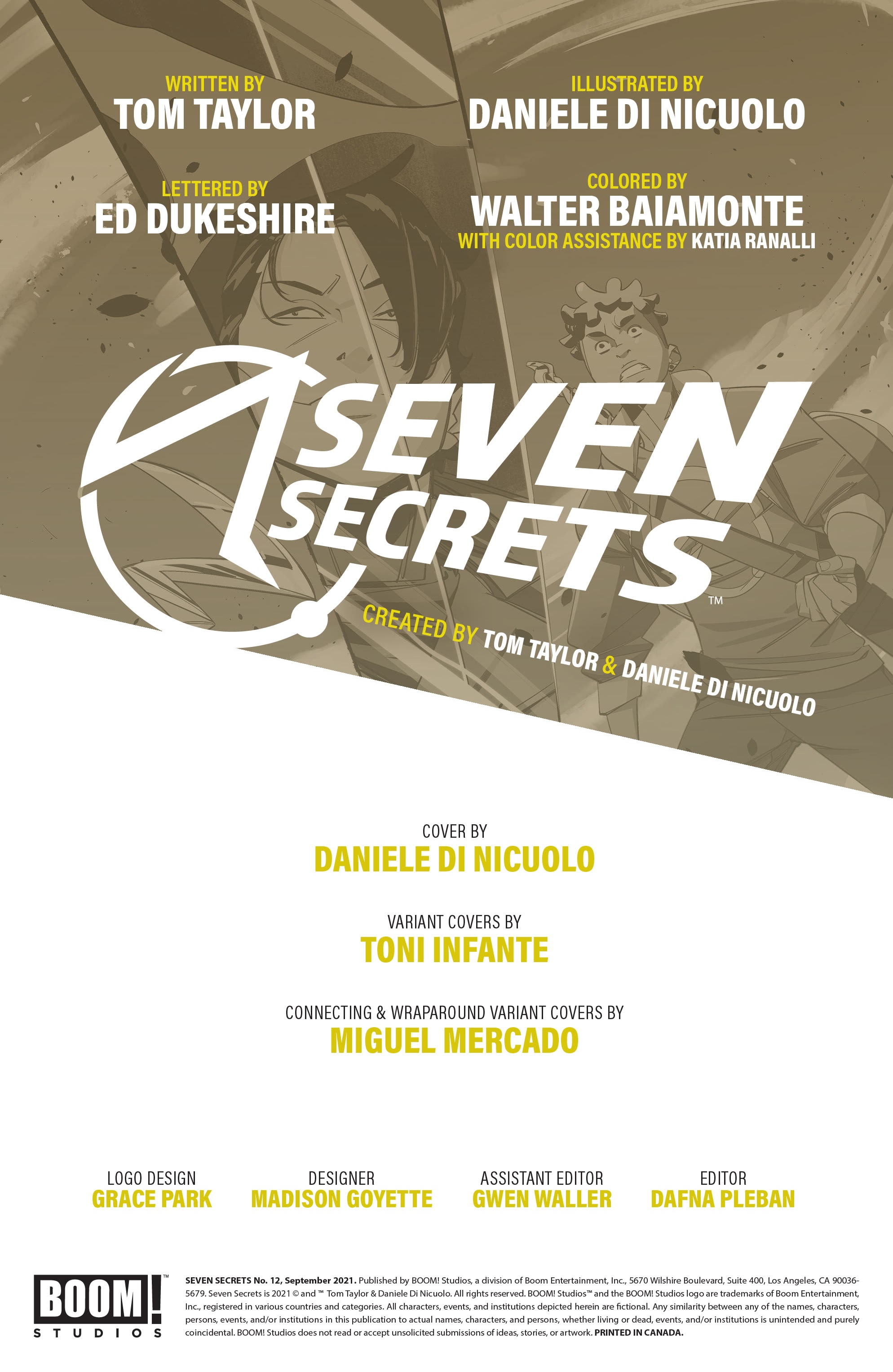 Read online Seven Secrets comic -  Issue #12 - 2