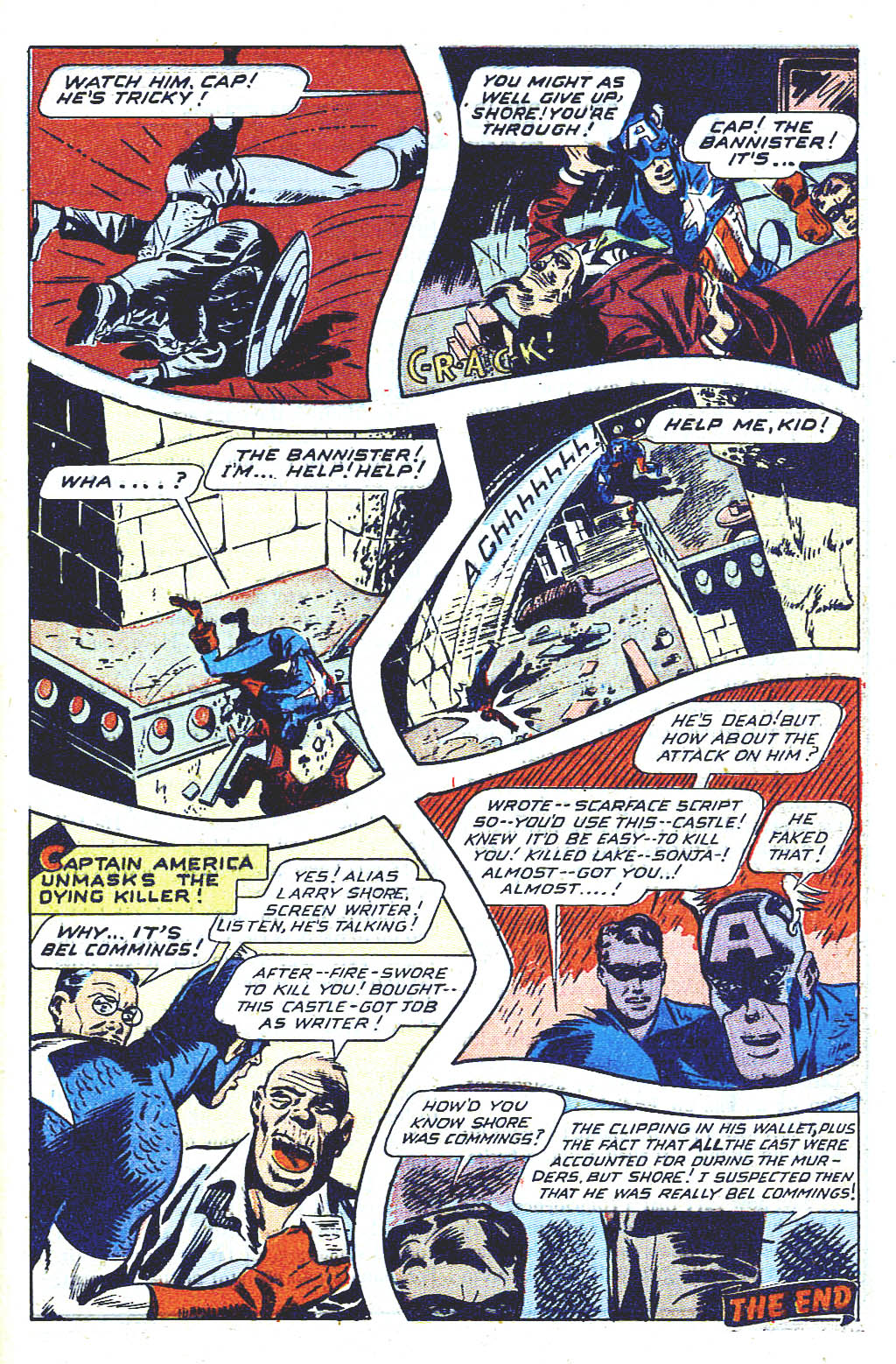 Read online Captain America Comics comic -  Issue #54 - 37