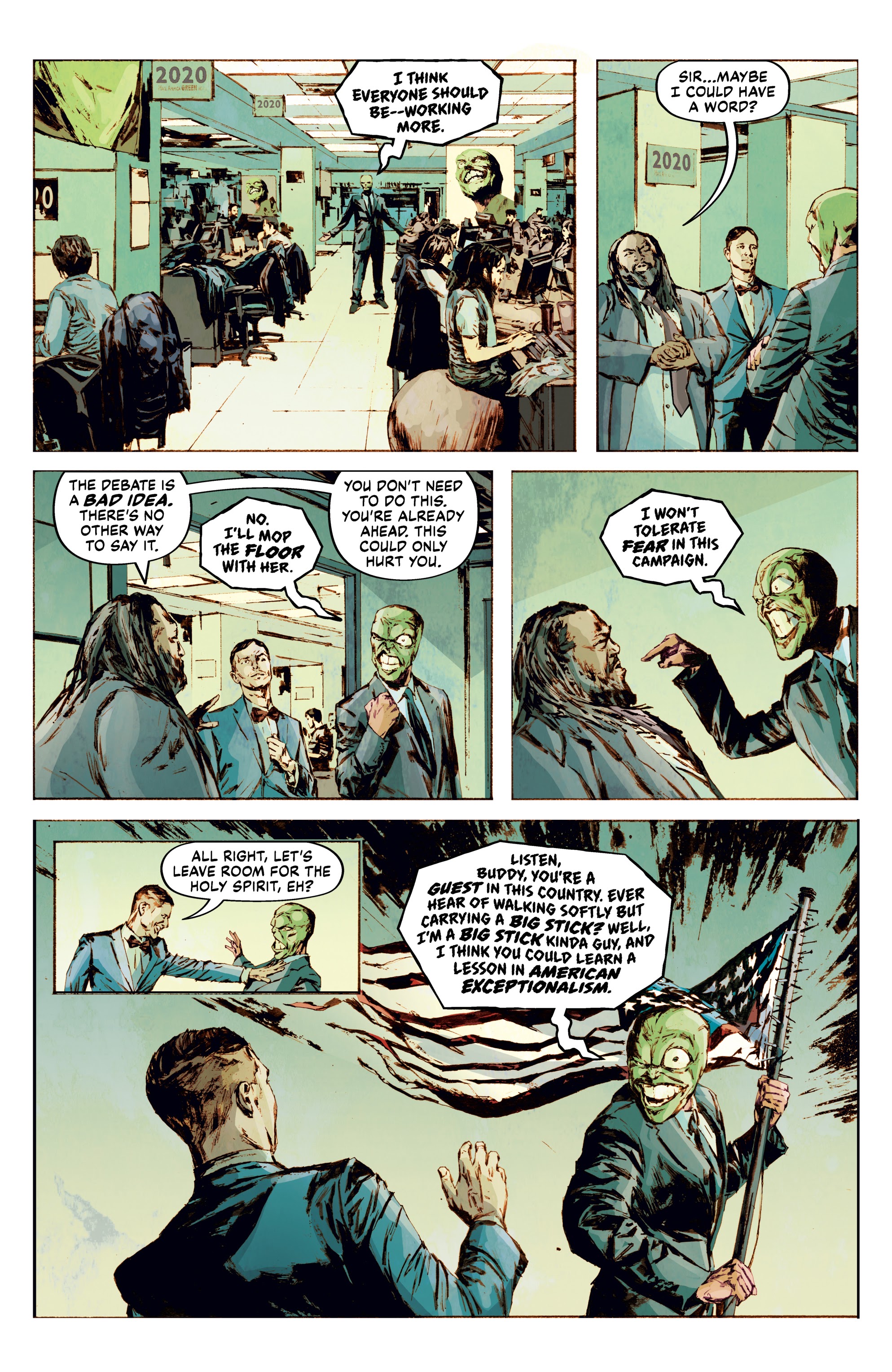 Read online The Mask: I Pledge Allegiance to the Mask comic -  Issue # _TPB - 59