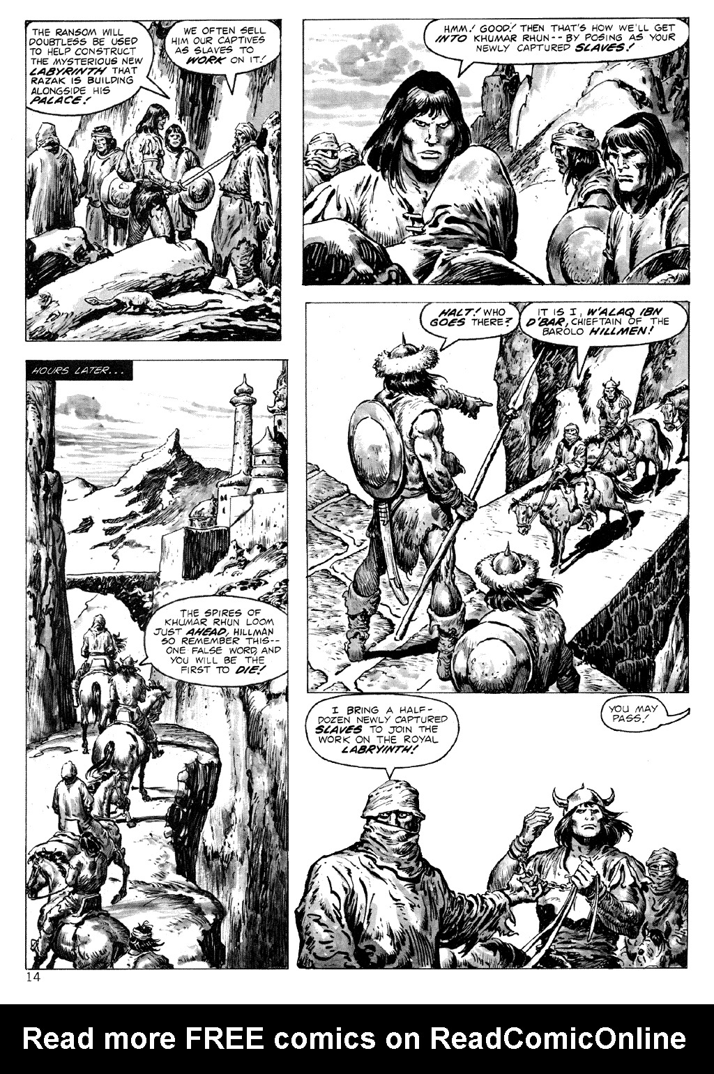 Read online The Savage Sword Of Conan comic -  Issue #71 - 14