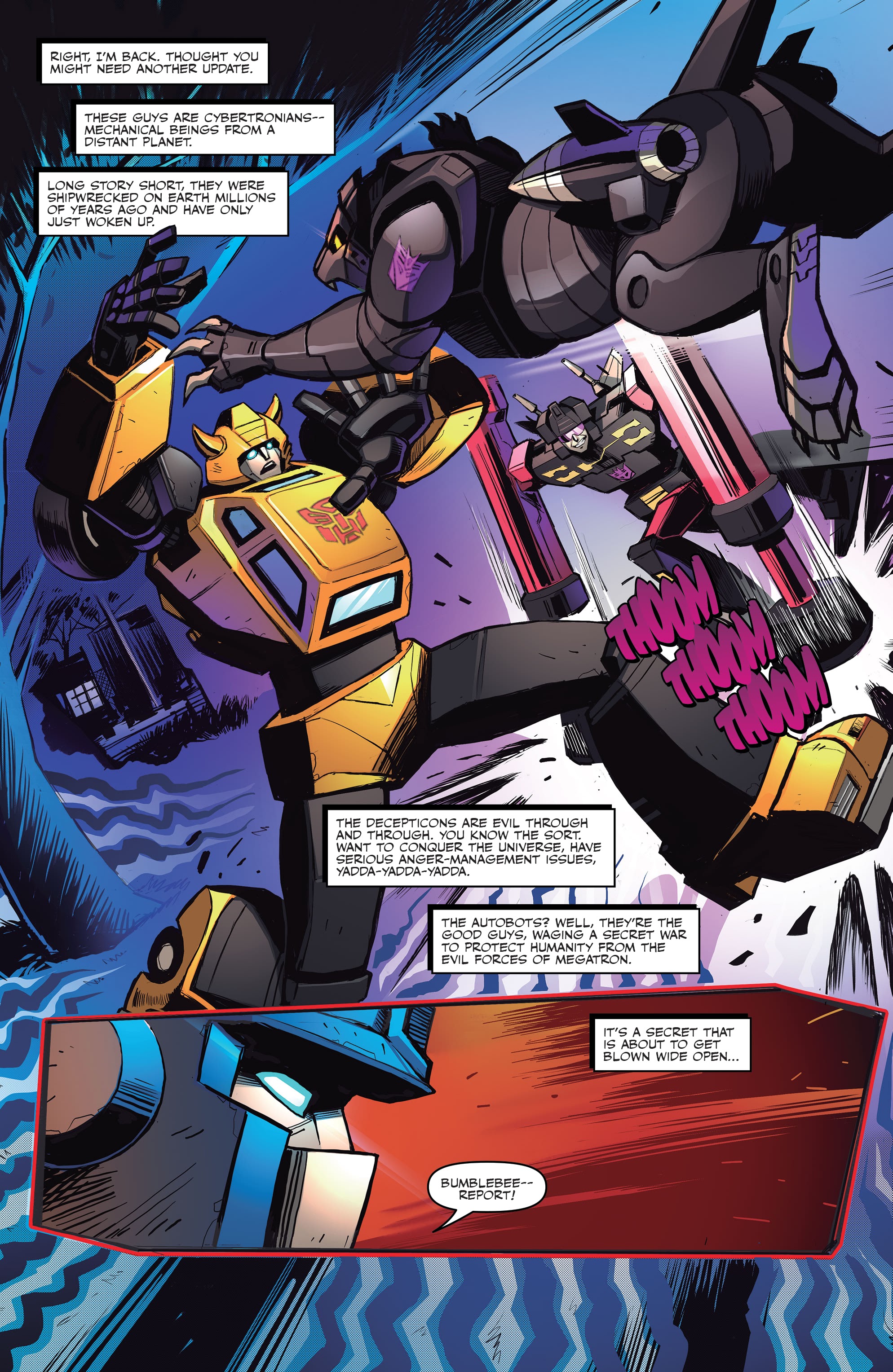 Read online Transformers: Back to the Future comic -  Issue #1 - 10