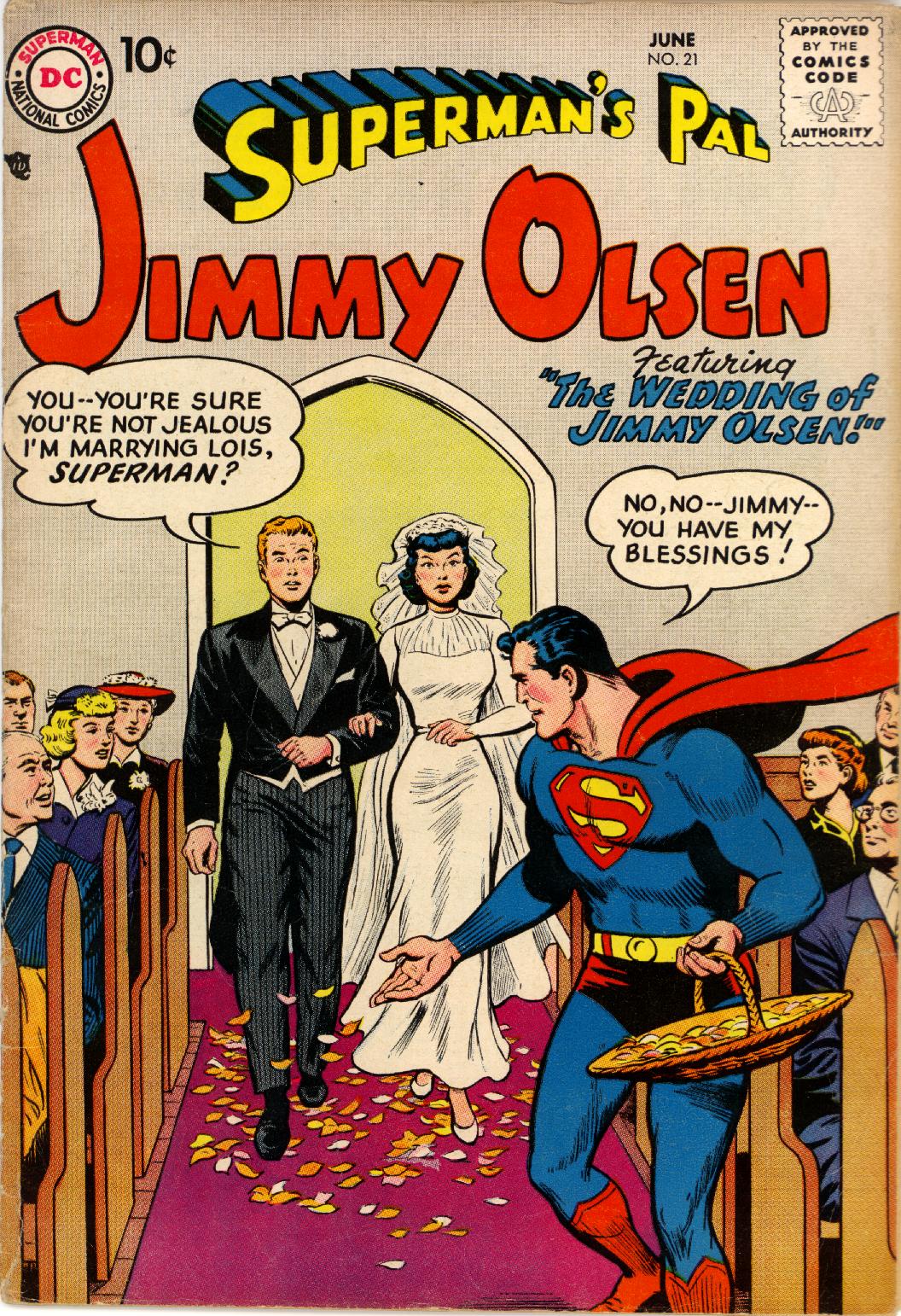 Read online Superman's Pal Jimmy Olsen comic -  Issue #21 - 1