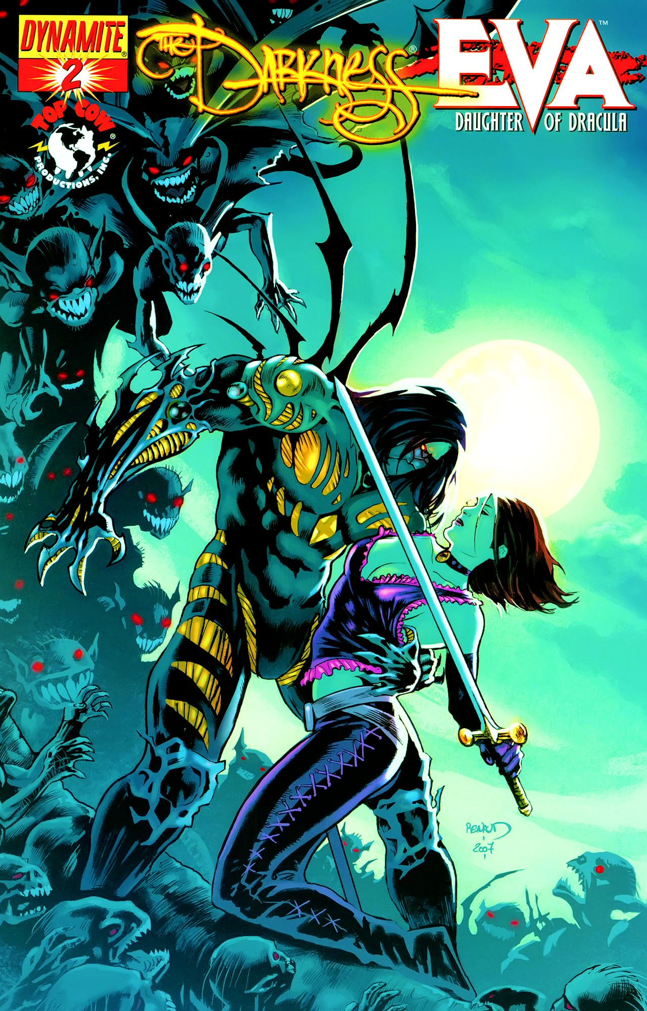 Read online The Darkness vs. Eva: Daughter of Dracula comic -  Issue #2 - 1