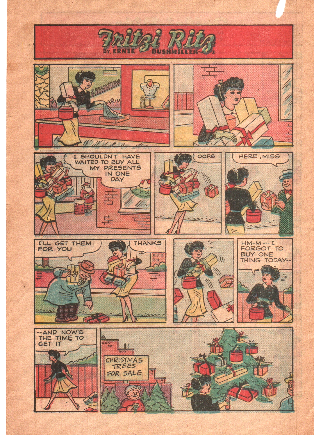 Read online Fritzi Ritz (1953) comic -  Issue #51 - 8
