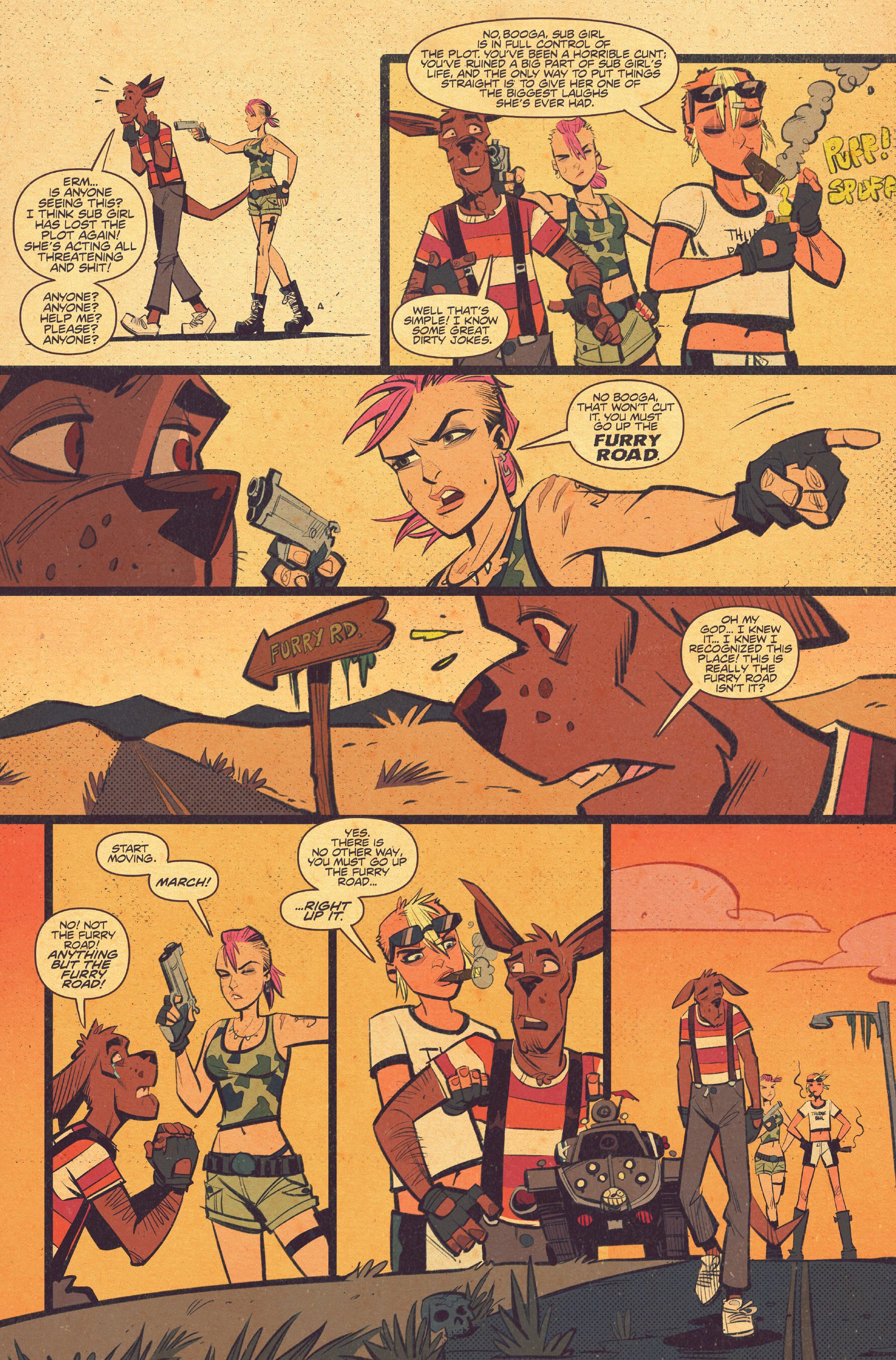 Read online Tank Girl: Gold comic -  Issue #1 - 12