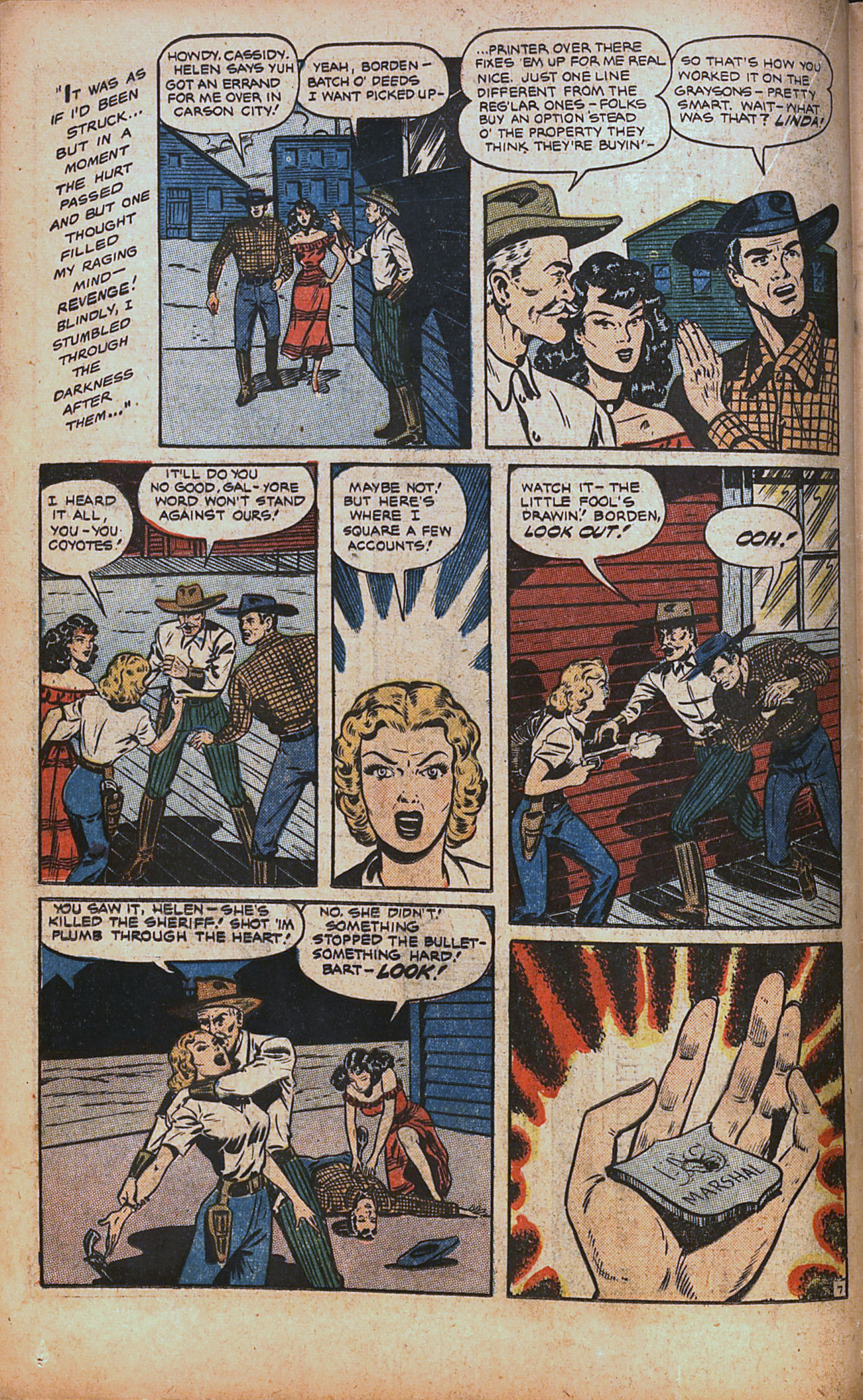 Read online Pioneer West Romances comic -  Issue #3 - 24