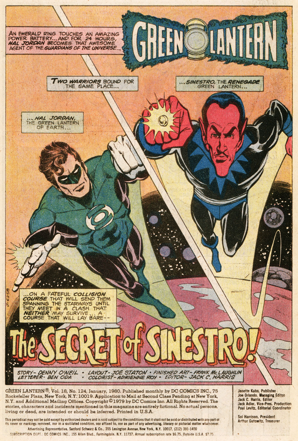 Read online Green Lantern (1960) comic -  Issue #124 - 2