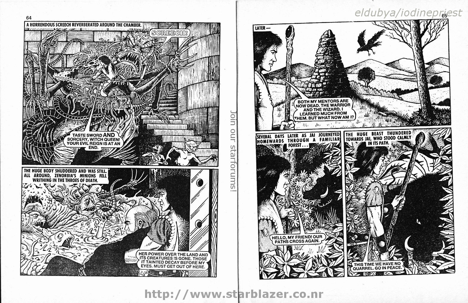 Read online Starblazer comic -  Issue #192 - 34
