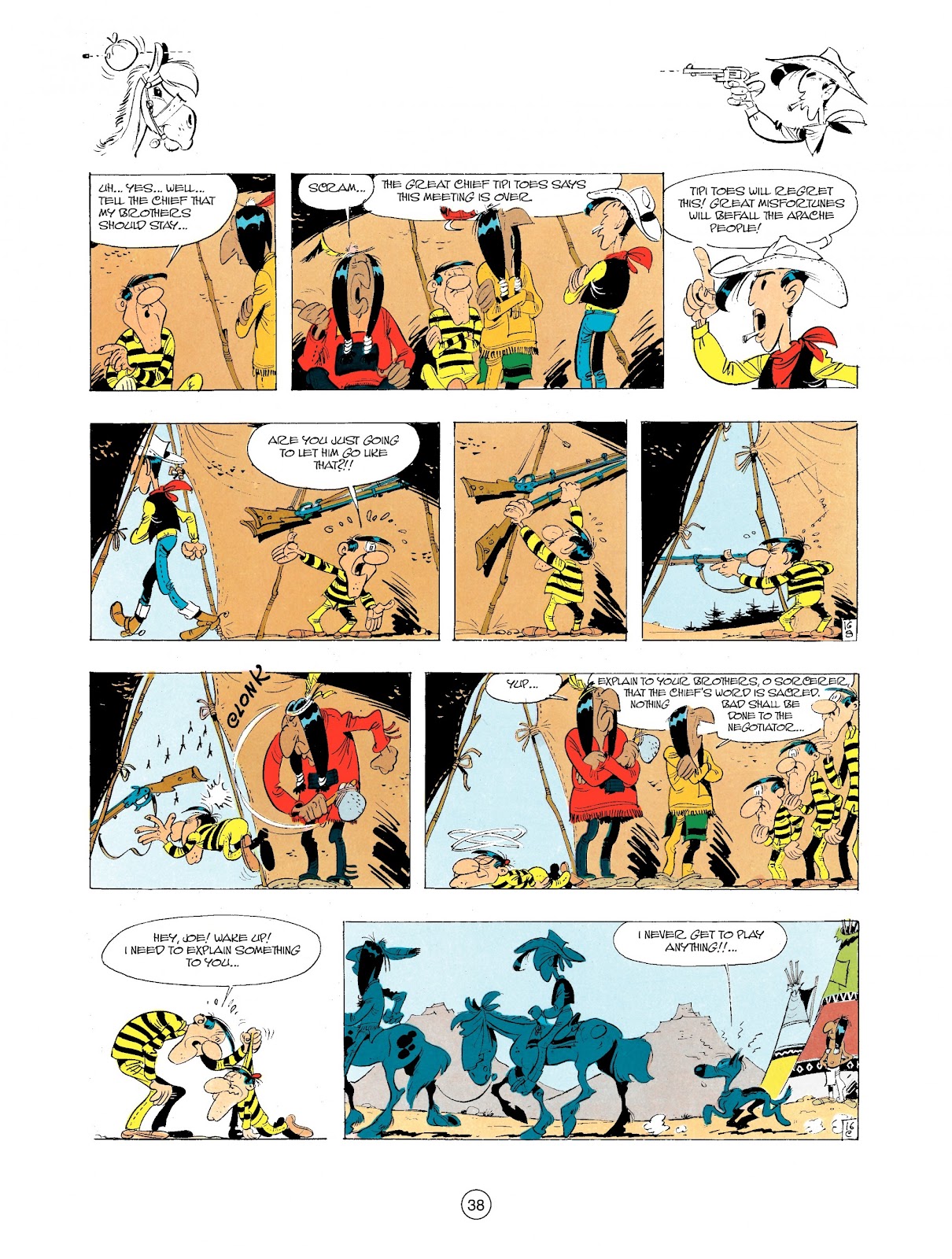 A Lucky Luke Adventure issue 34 - Page 38
