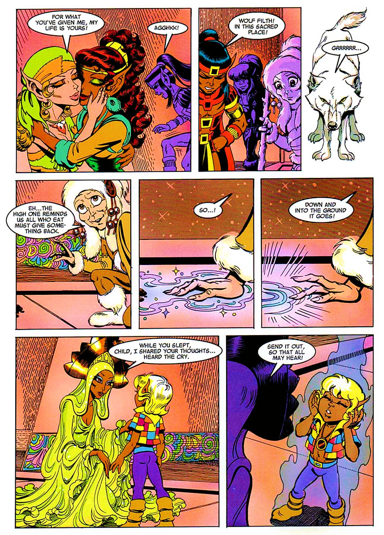 Read online ElfQuest: Kings of the Broken Wheel comic -  Issue #4 - 23