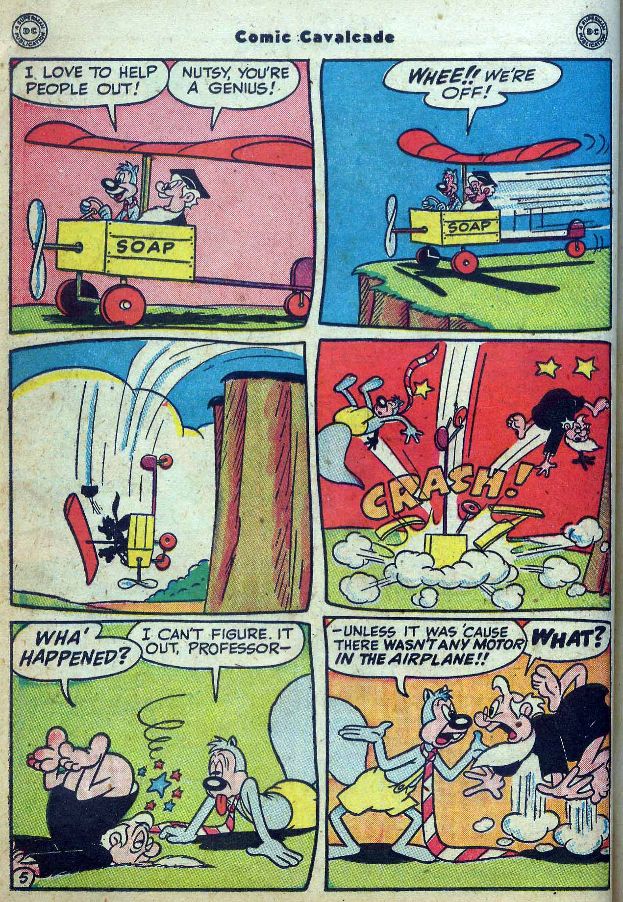 Read online Comic Cavalcade comic -  Issue #33 - 38