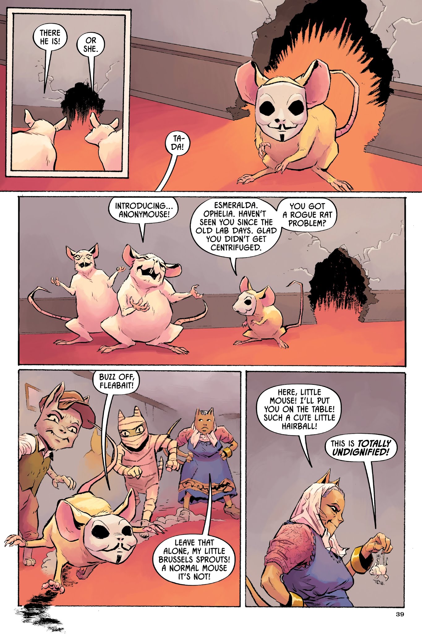 Read online Angel Catbird comic -  Issue # TPB 3 - 39