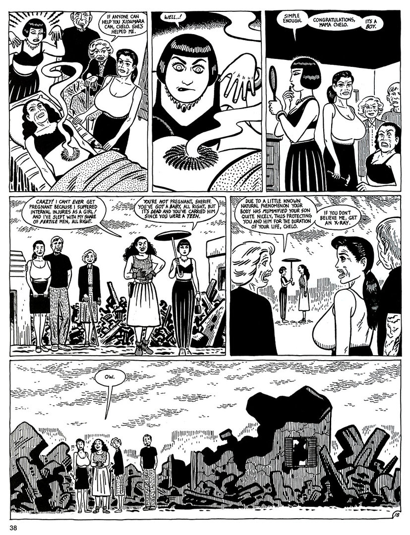 Read online Love and Rockets (1982) comic -  Issue #50 - 40