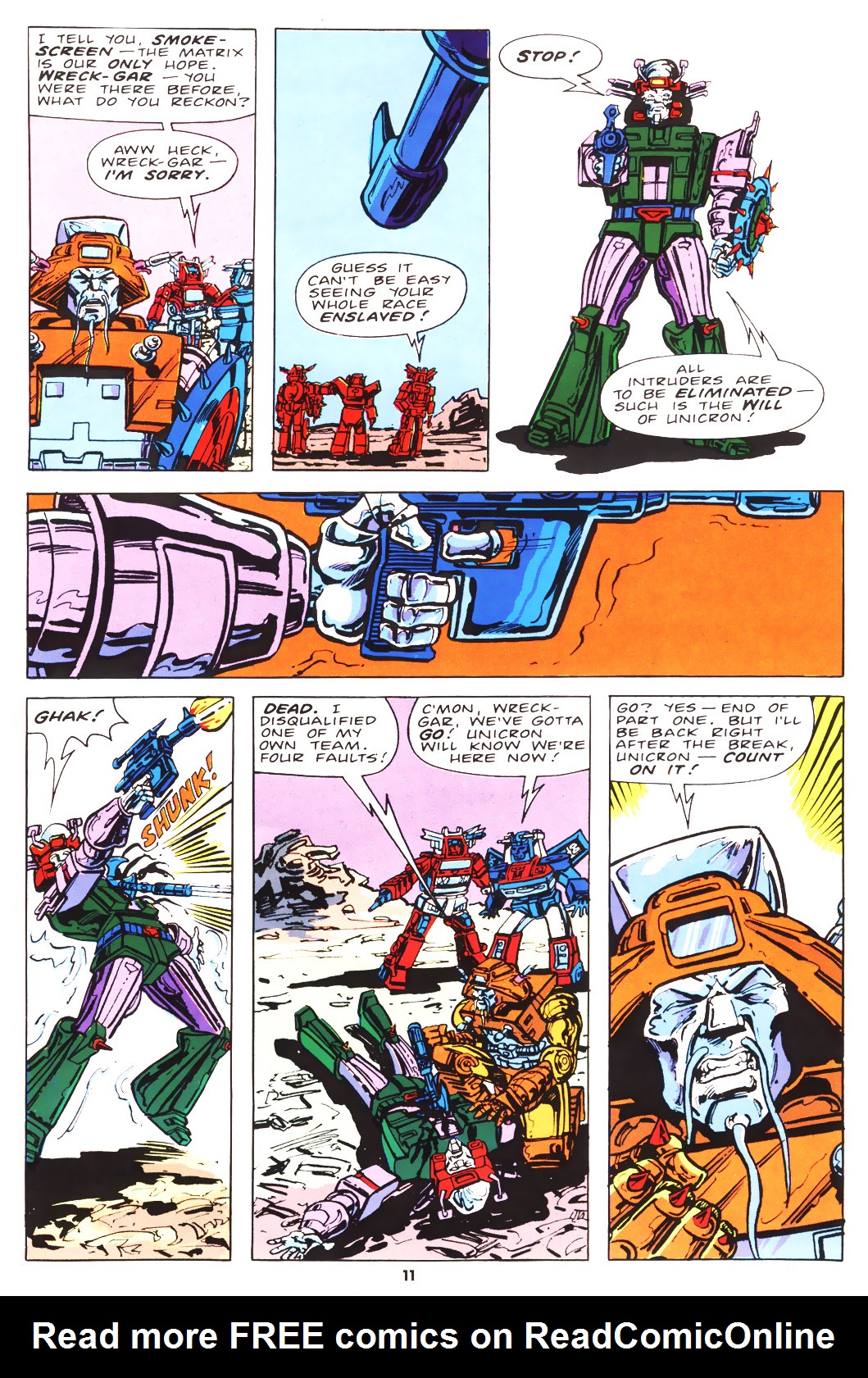 Read online The Transformers (UK) comic -  Issue #148 - 9