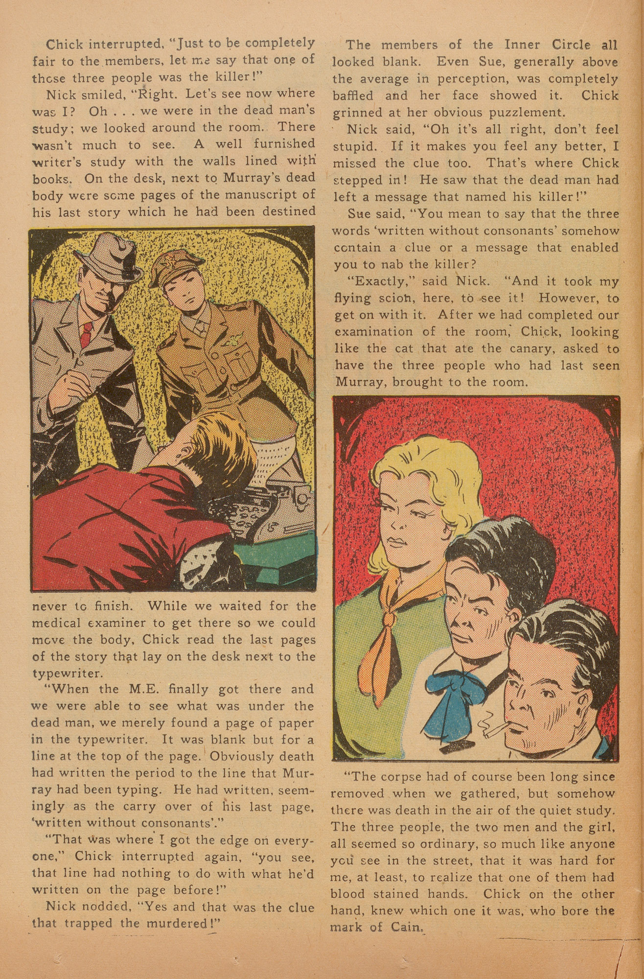Read online Shadow Comics comic -  Issue #54 - 34