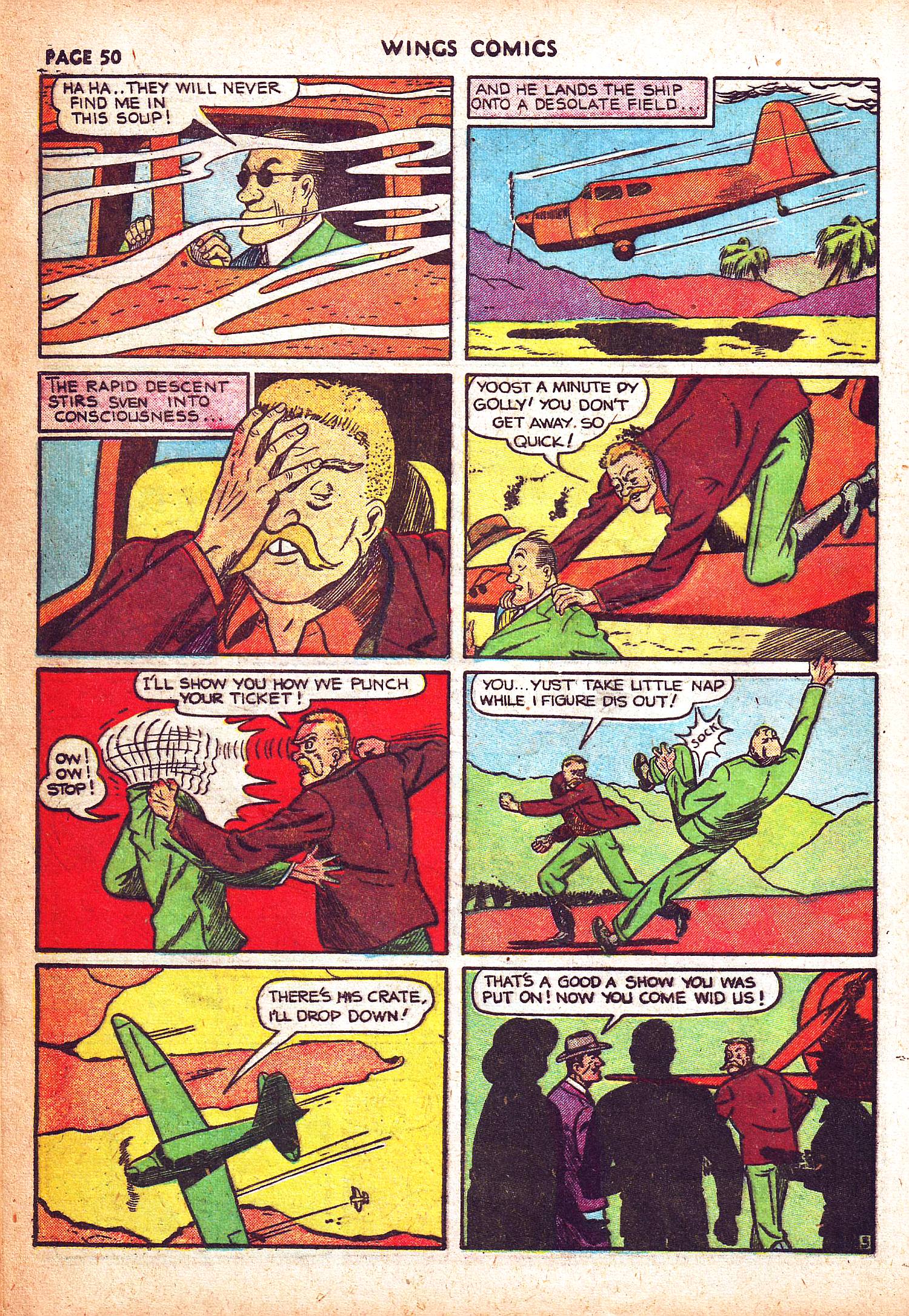 Read online Wings Comics comic -  Issue #3 - 52