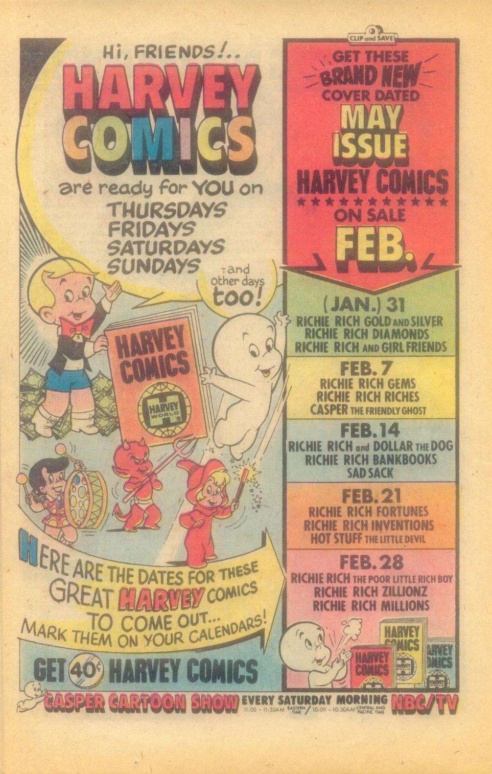 Read online Hot Stuff, the Little Devil comic -  Issue #154 - 19