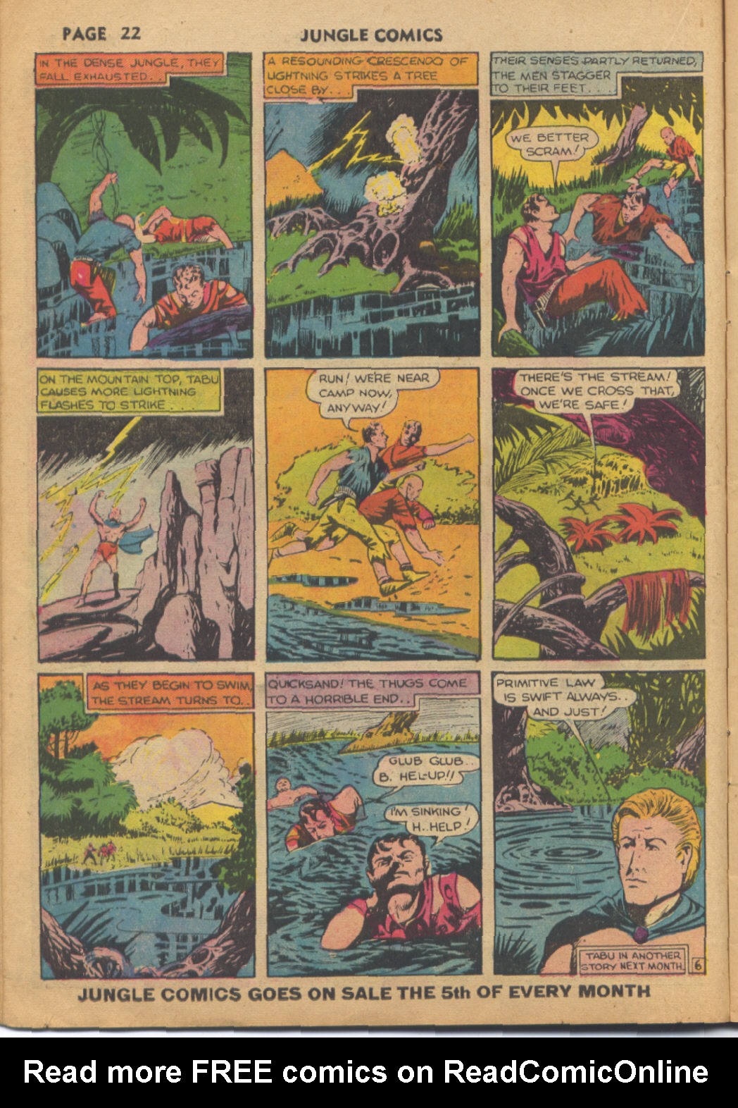 Read online Jungle Comics comic -  Issue #10 - 23