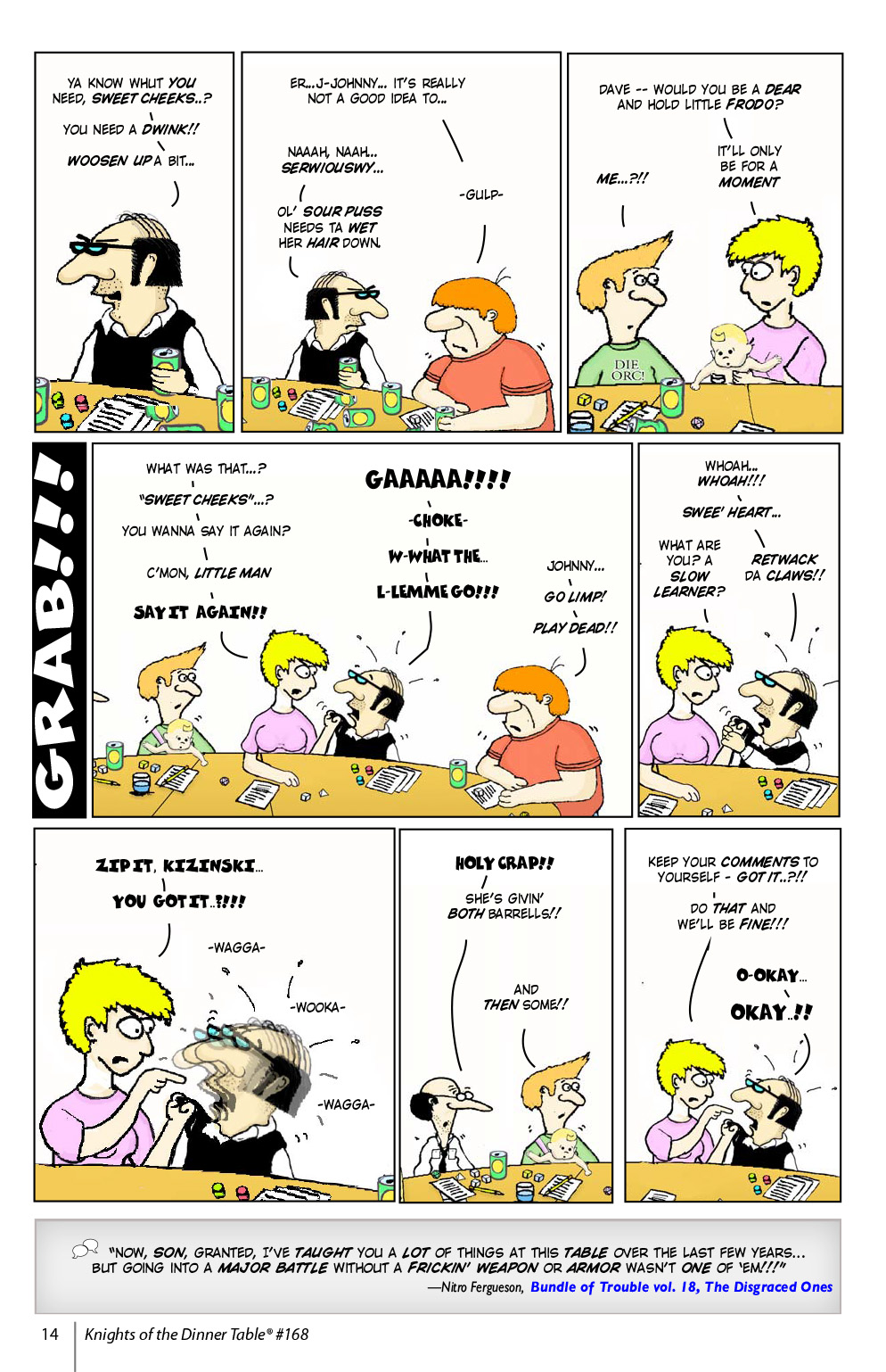 Read online Knights of the Dinner Table comic -  Issue #168 - 16