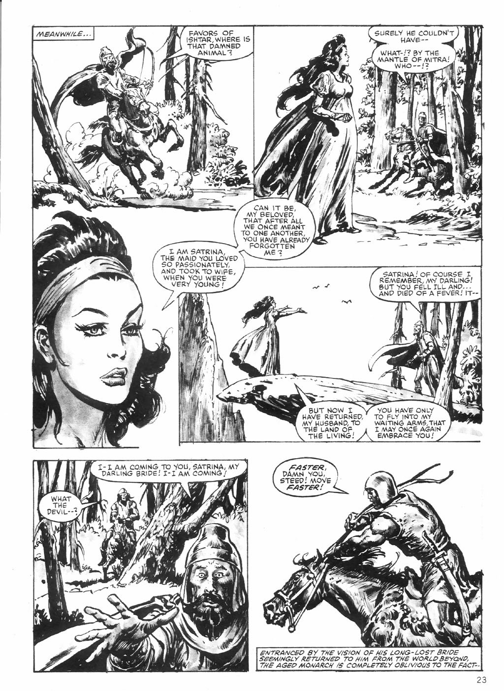 Read online The Savage Sword Of Conan comic -  Issue #81 - 23