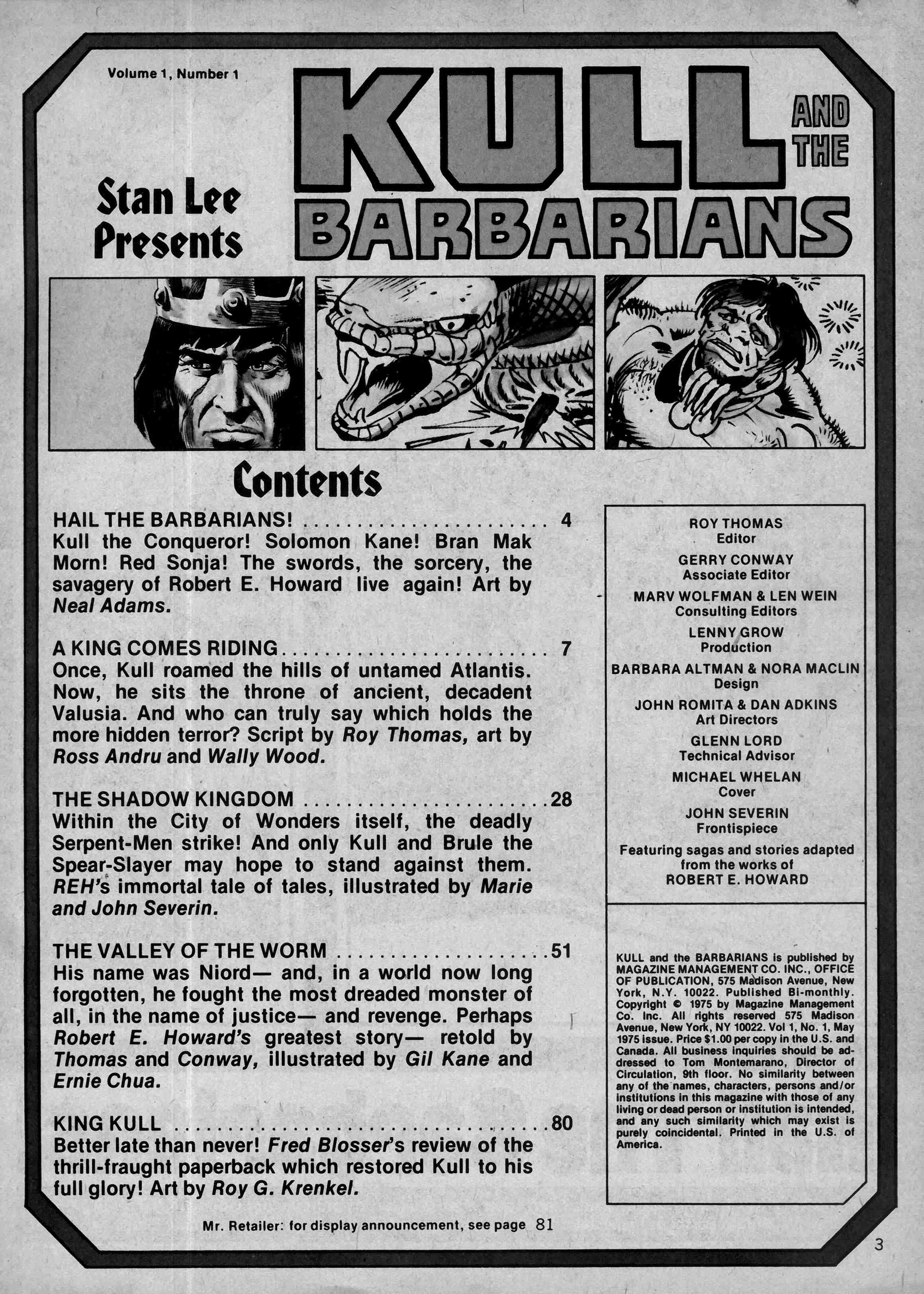 Read online Kull and the Barbarians comic -  Issue #1 - 3