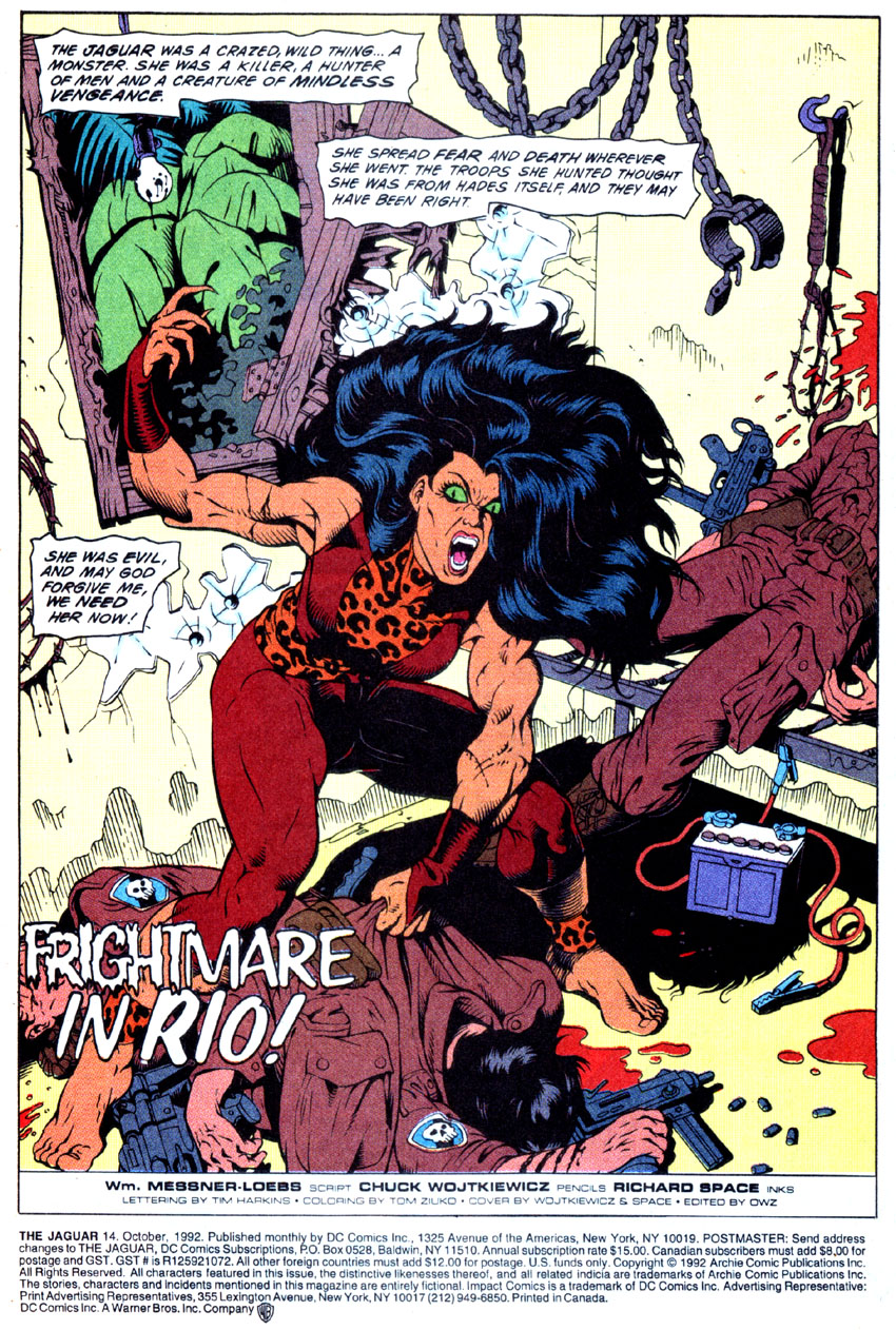 Read online The Jaguar comic -  Issue #14 - 2