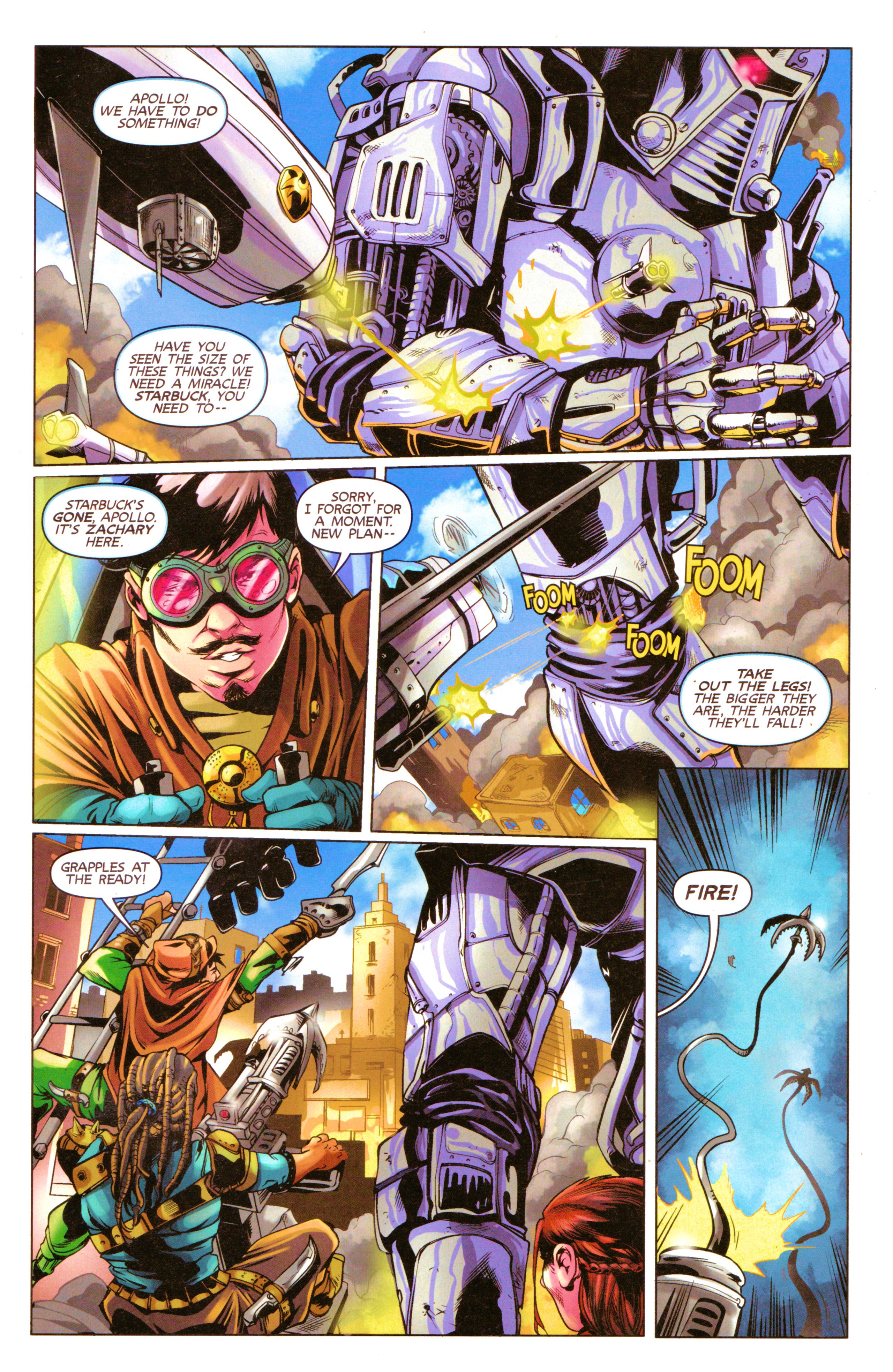 Read online Steampunk Battlestar Galactica 1880 comic -  Issue #1 - 5