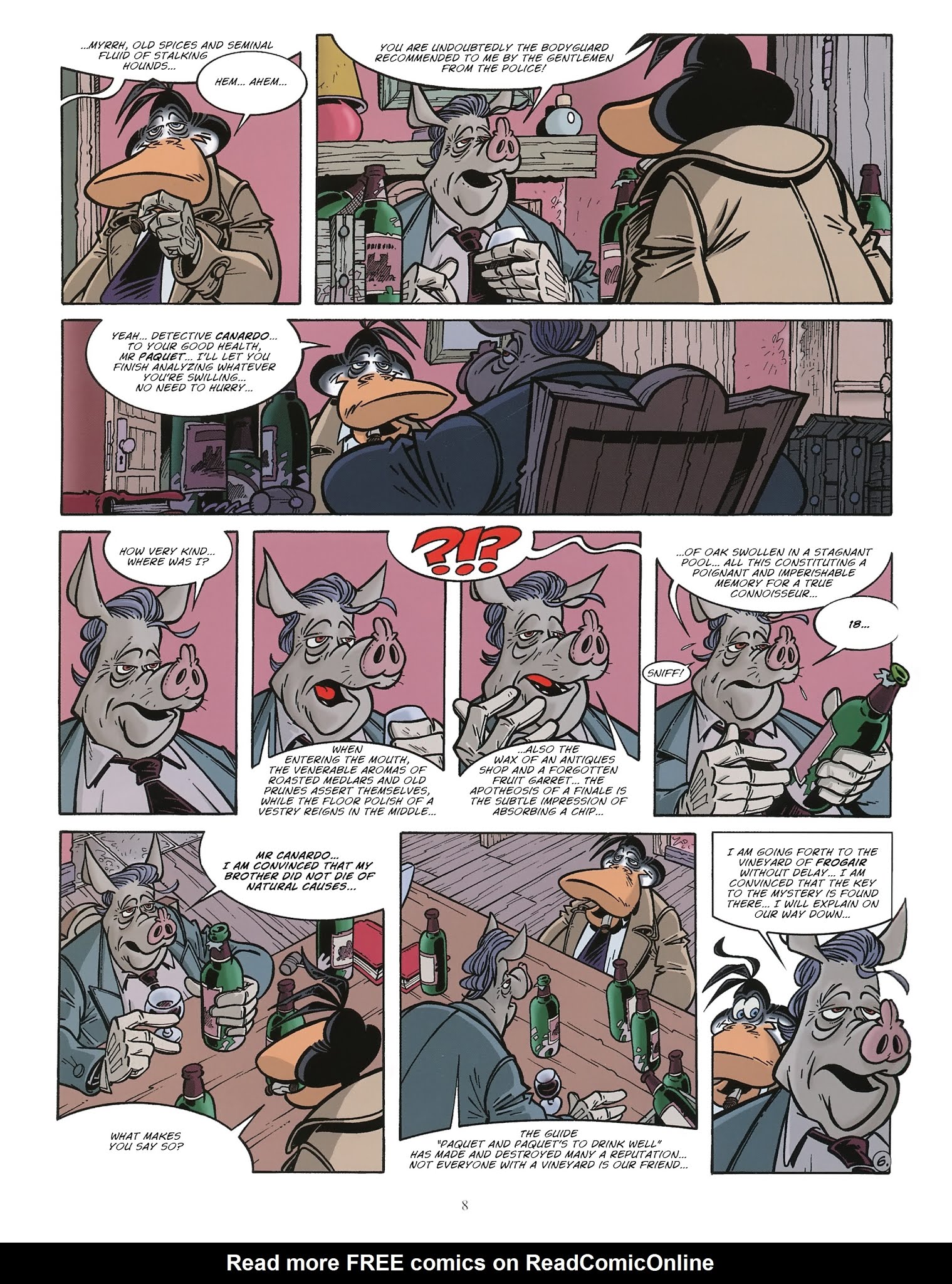 Read online Une enquête de l'inspecteur Canardo comic -  Issue #13 - 9