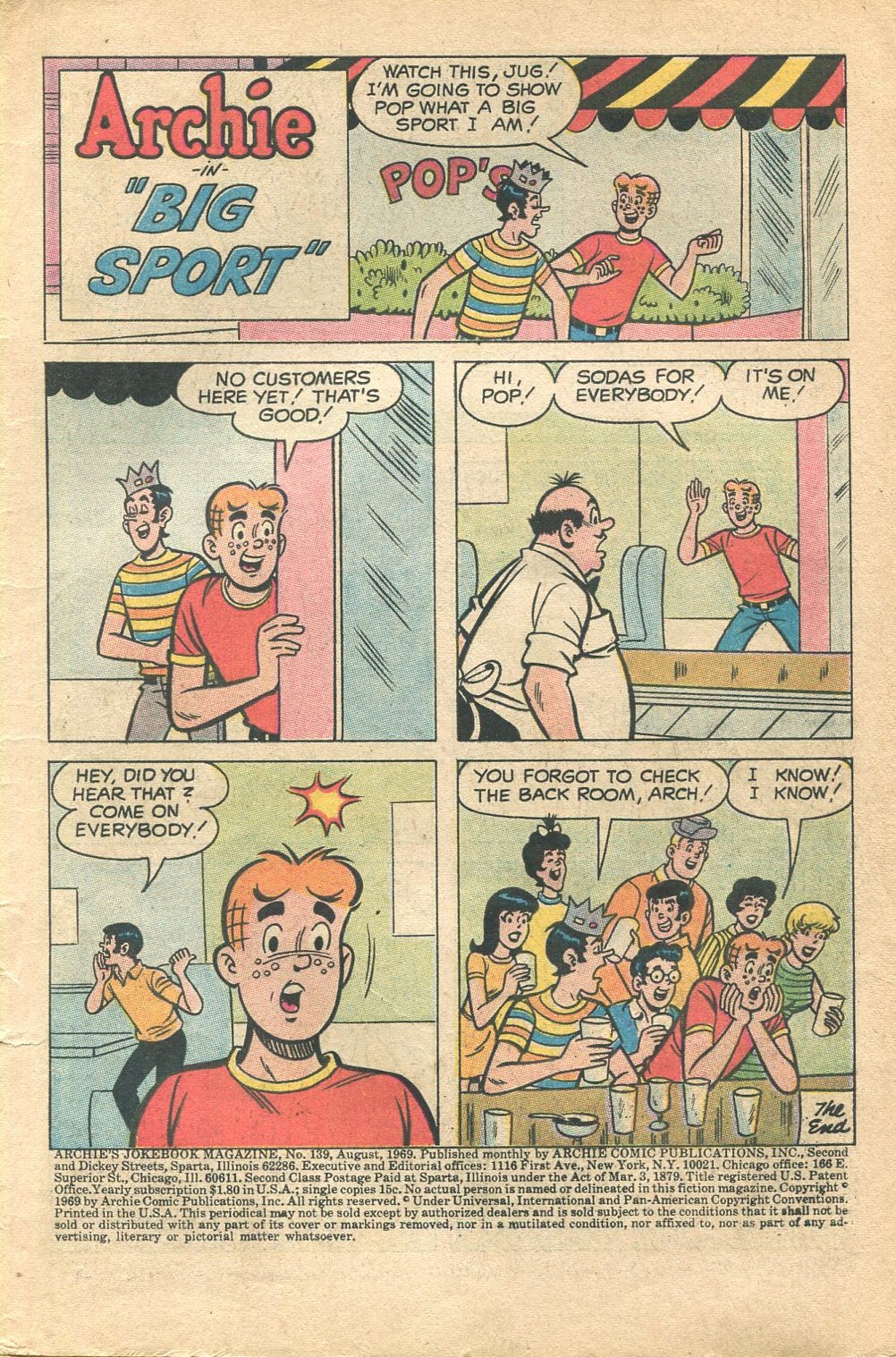 Read online Archie's Joke Book Magazine comic -  Issue #139 - 3
