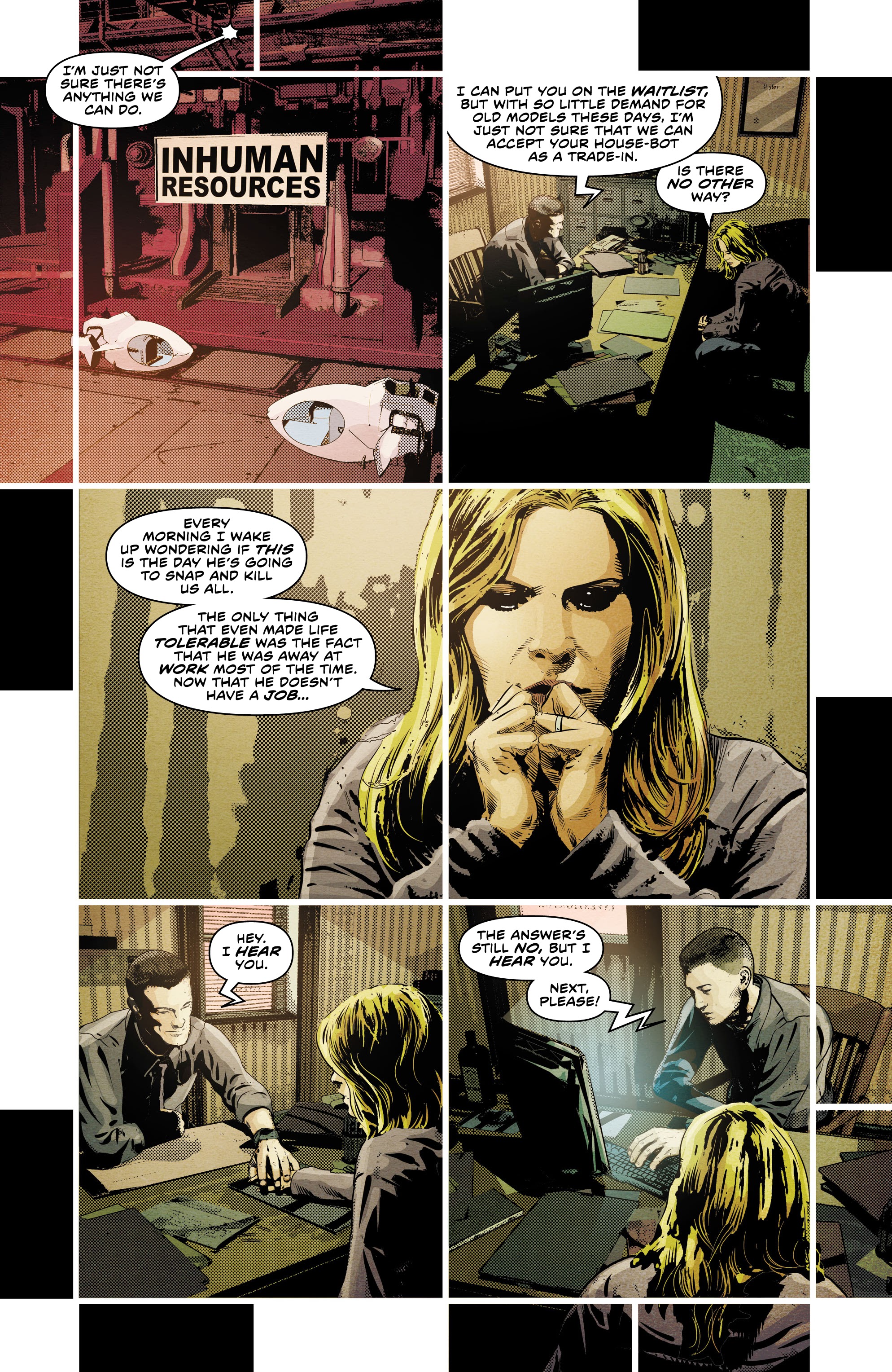 Read online Not All Robots comic -  Issue #4 - 5