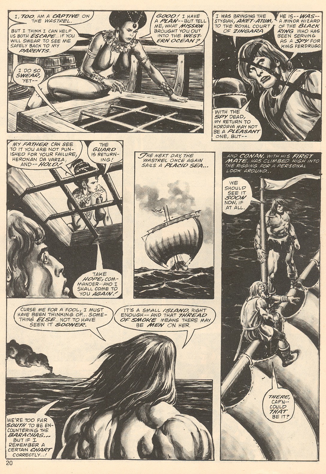 Read online The Savage Sword Of Conan comic -  Issue #67 - 20