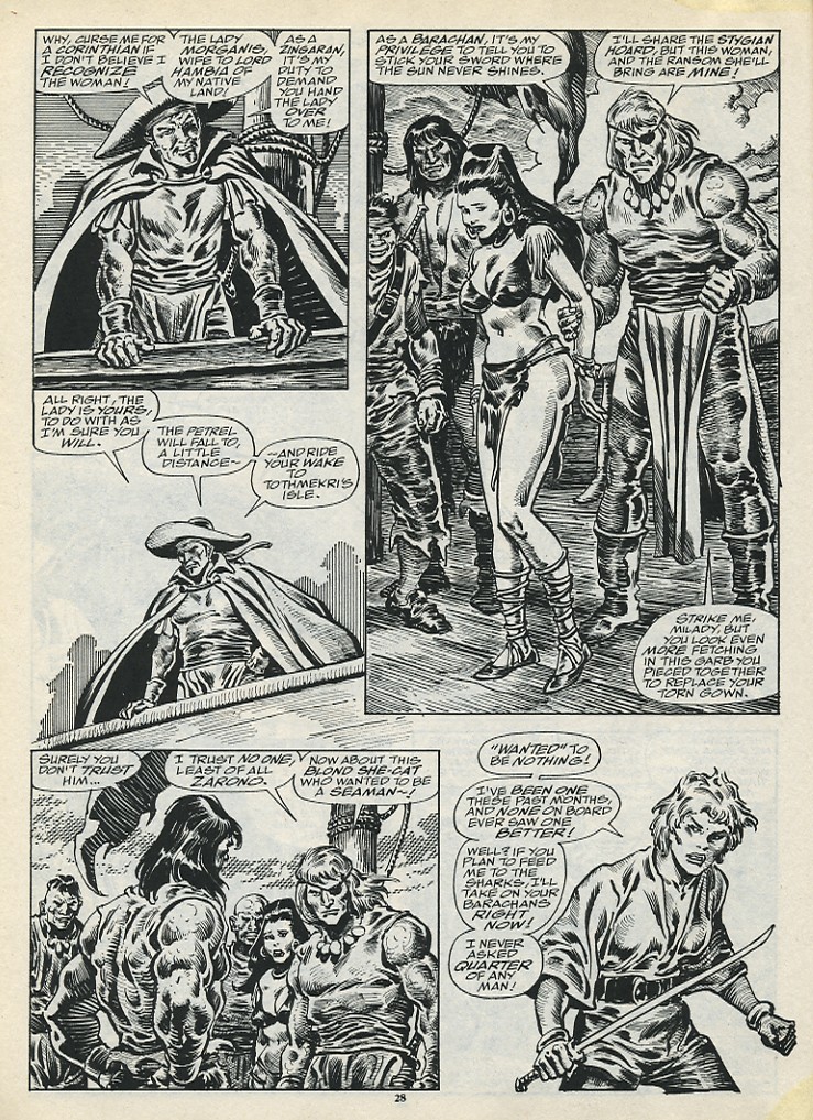 Read online The Savage Sword Of Conan comic -  Issue #196 - 30