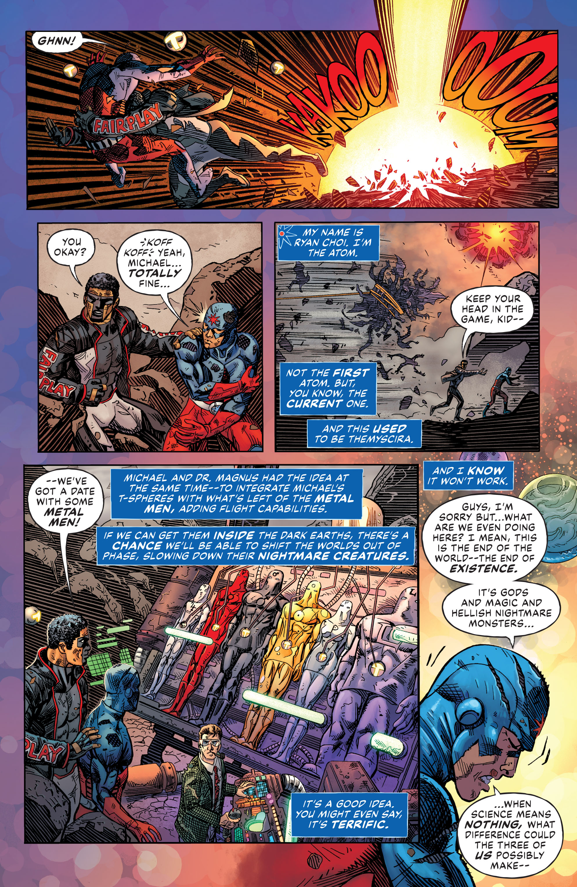 Read online Dark Nights: Death Metal The Last 52: War of the Multiverses comic -  Issue # TPB - 34