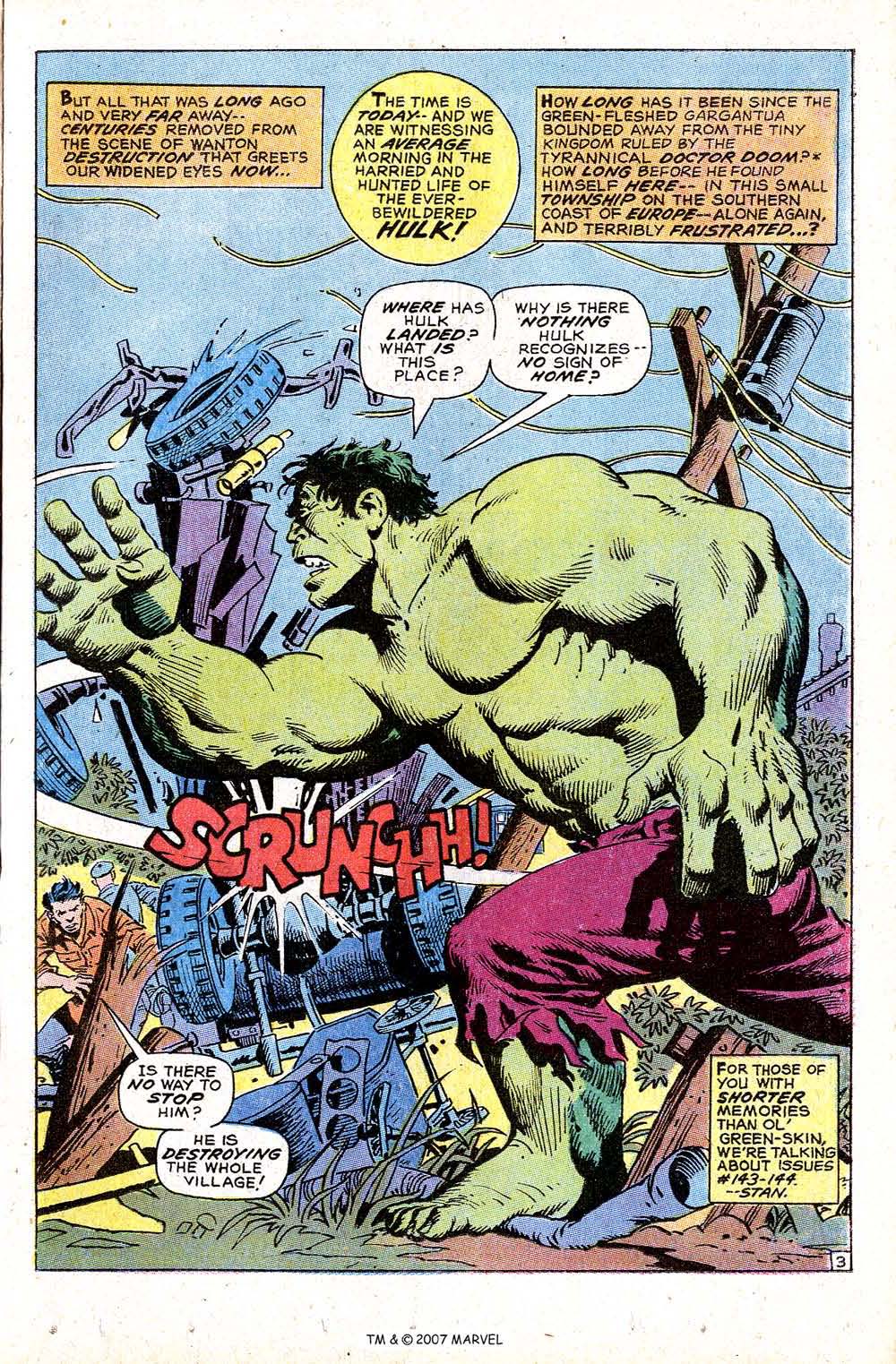 Read online The Incredible Hulk (1968) comic -  Issue #145 - 5