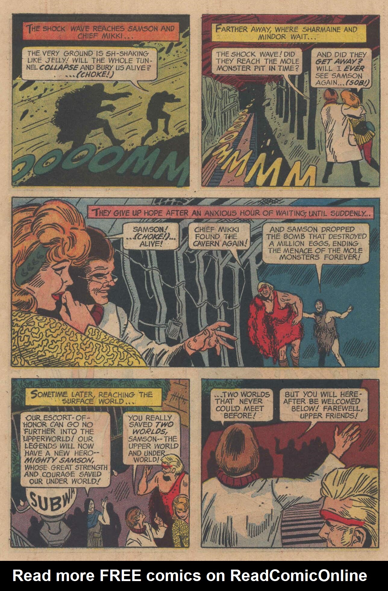 Read online Mighty Samson (1964) comic -  Issue #7 - 34