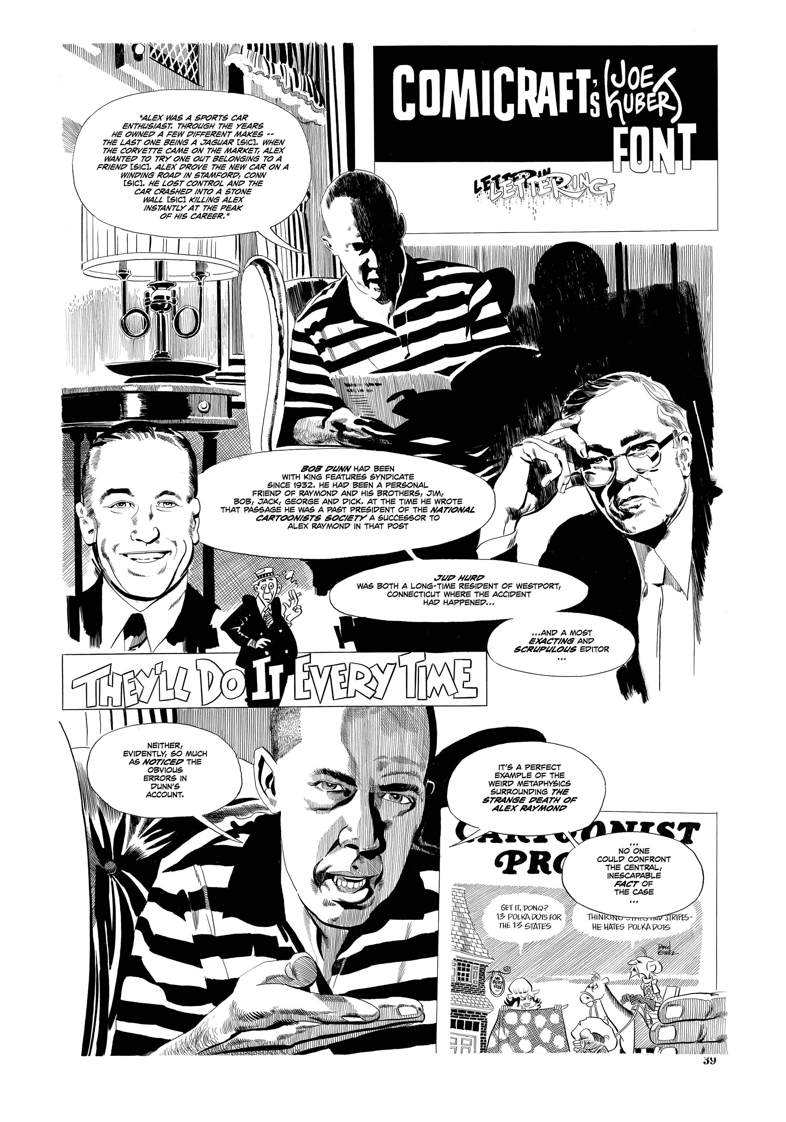 Read online The Strange Death Of Alex Raymond comic -  Issue # TPB - 41